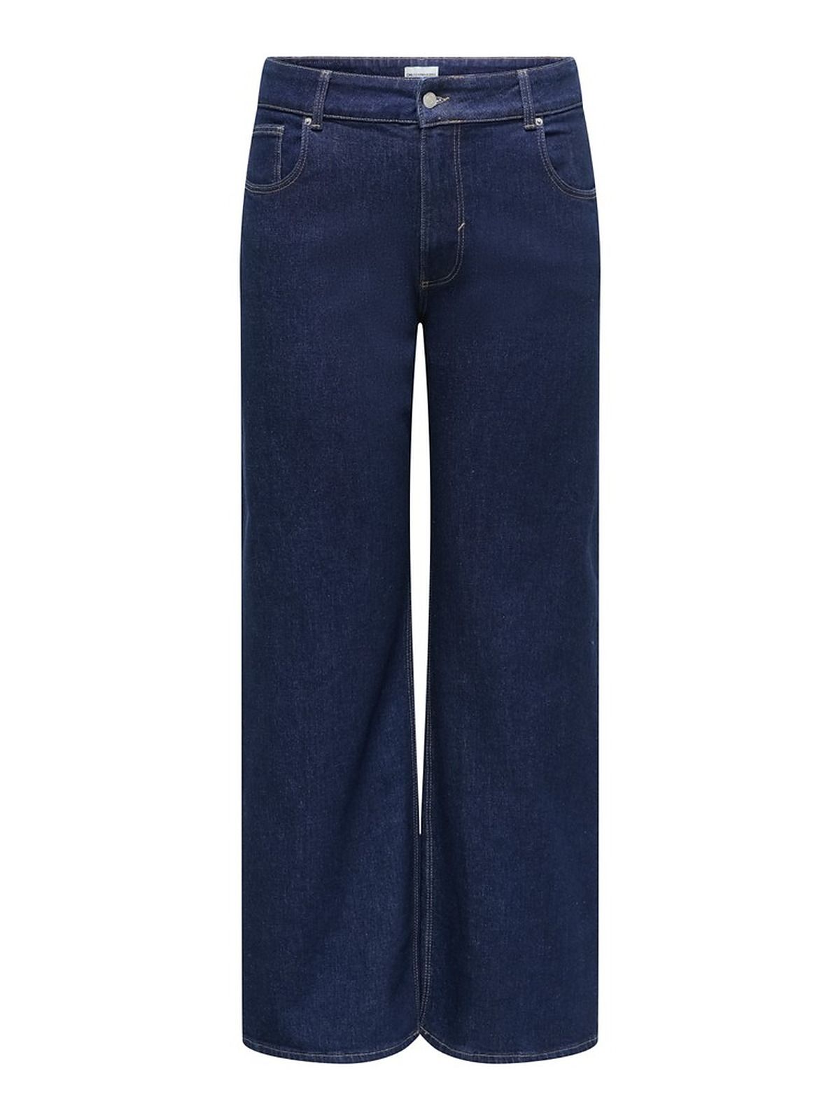 Only Carmakoma Carjuicy high waist wide leg jeans Blue