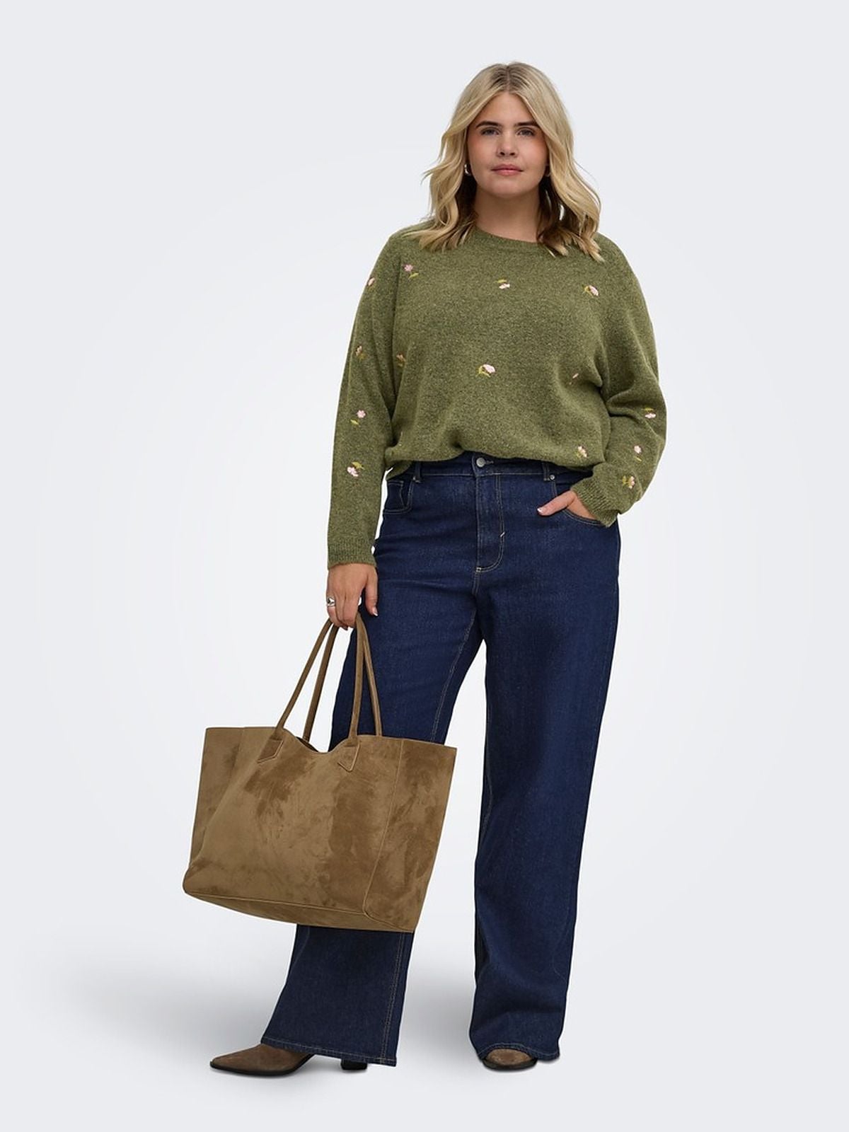 Carjuicy high waist wide leg jeans