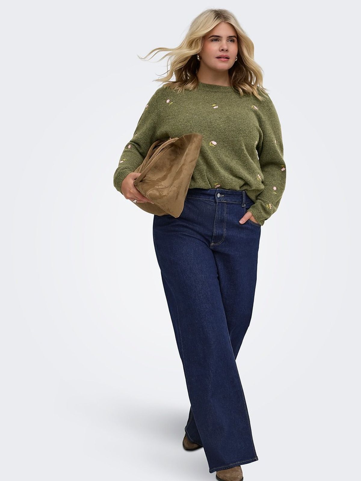 Carjuicy high waist wide leg jeans