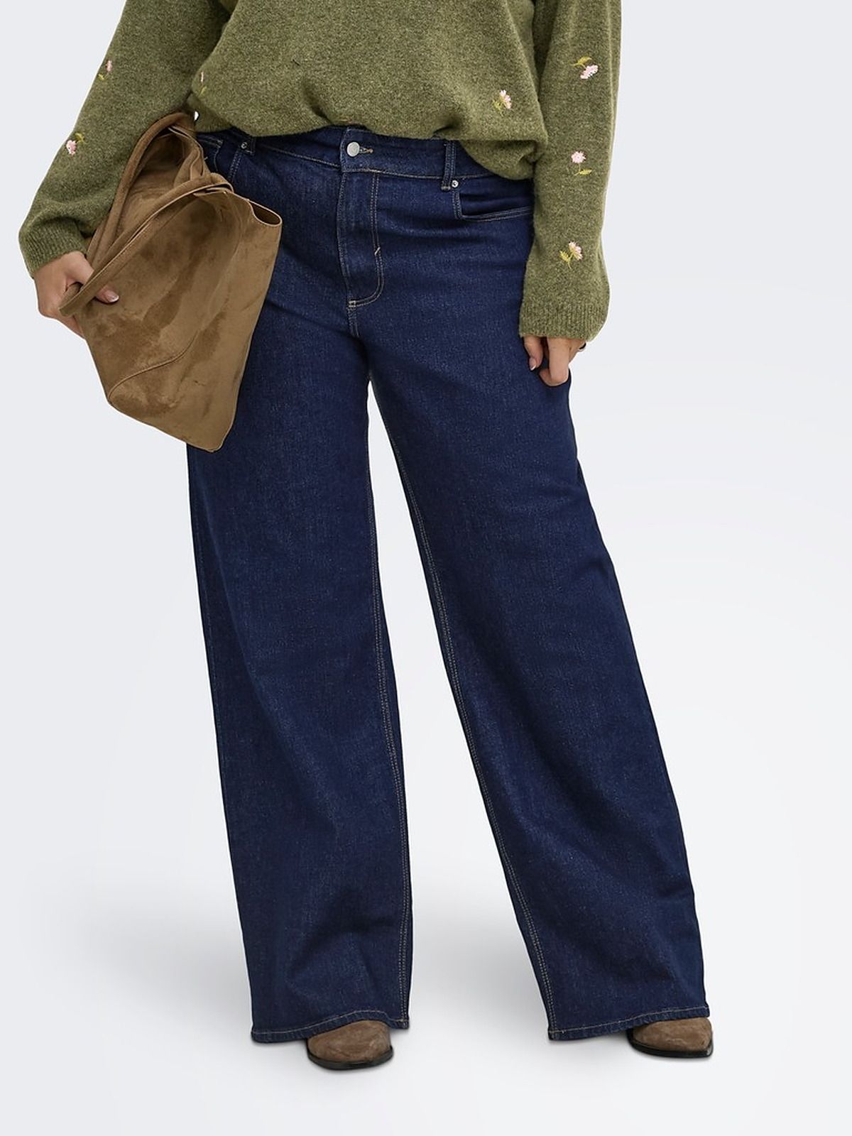 Carjuicy high waist wide leg jeans