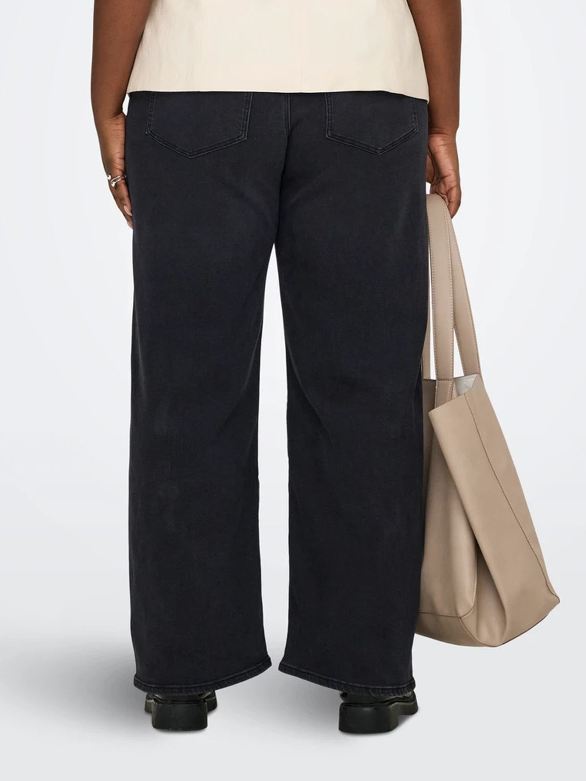 Carmadison high waist wide leg fit jeans