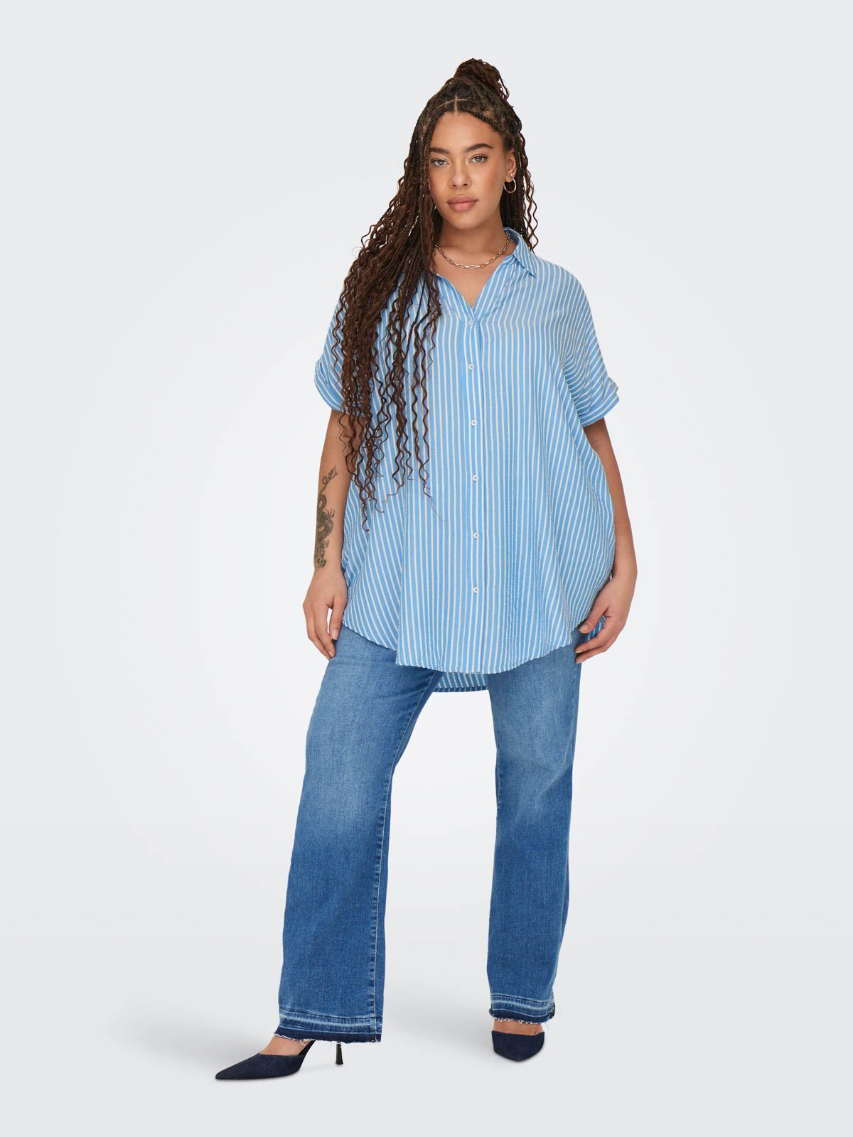 Carpenna short-sleeve loose shirt