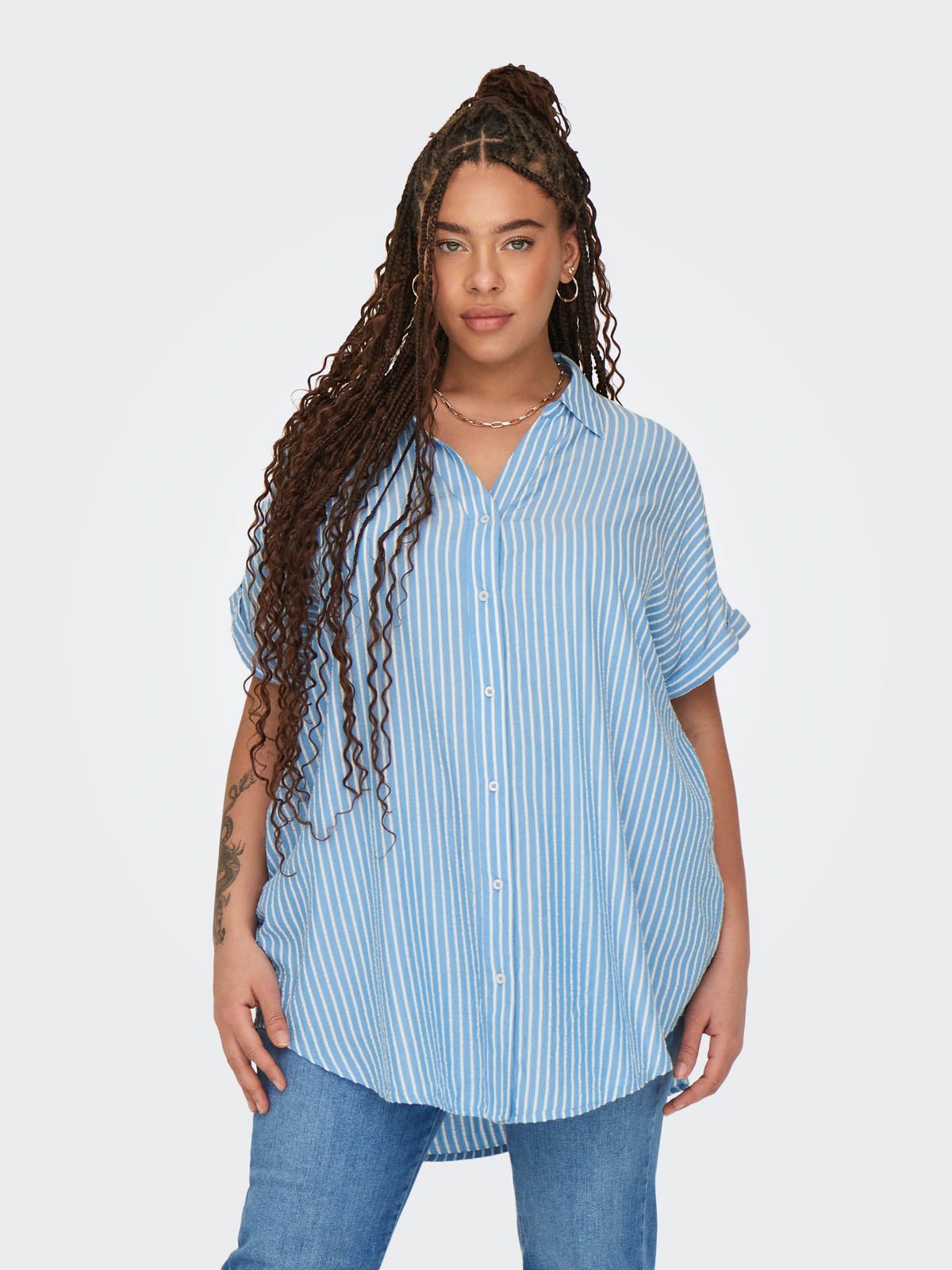 Carpenna short-sleeve loose shirt
