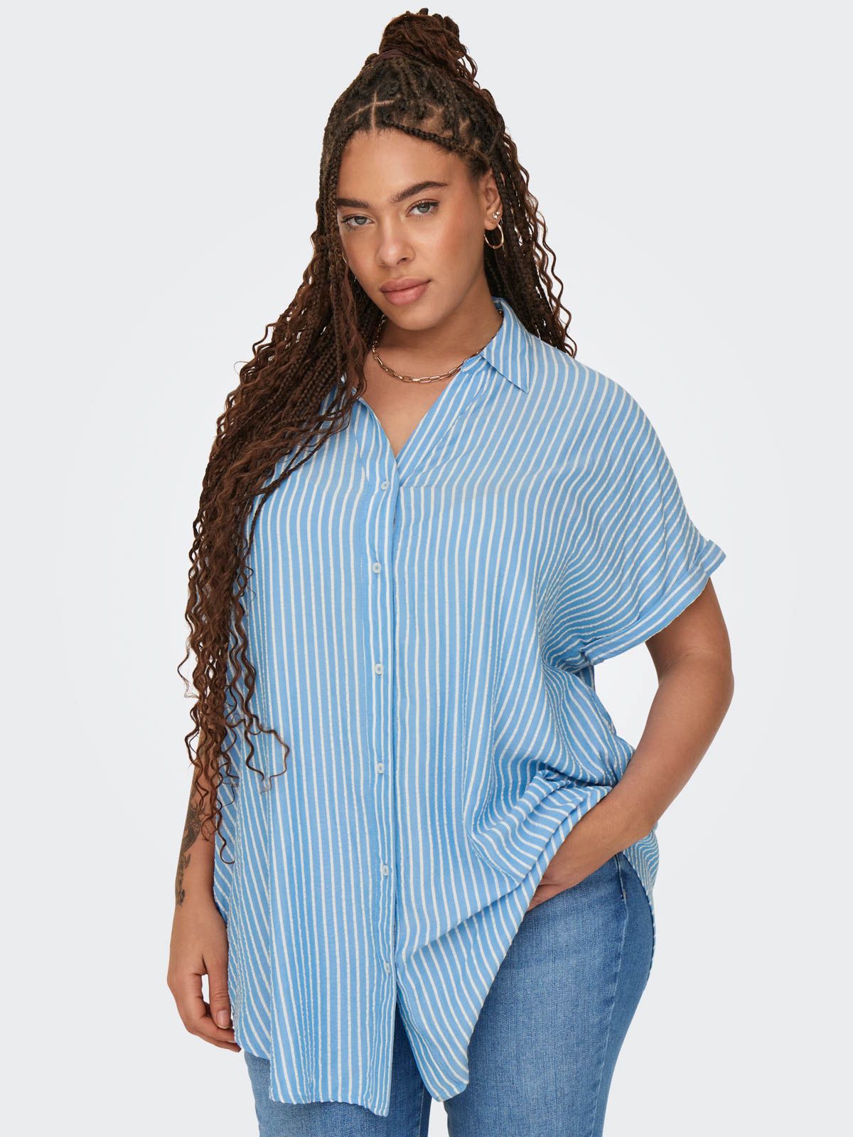 Carpenna short-sleeve loose shirt