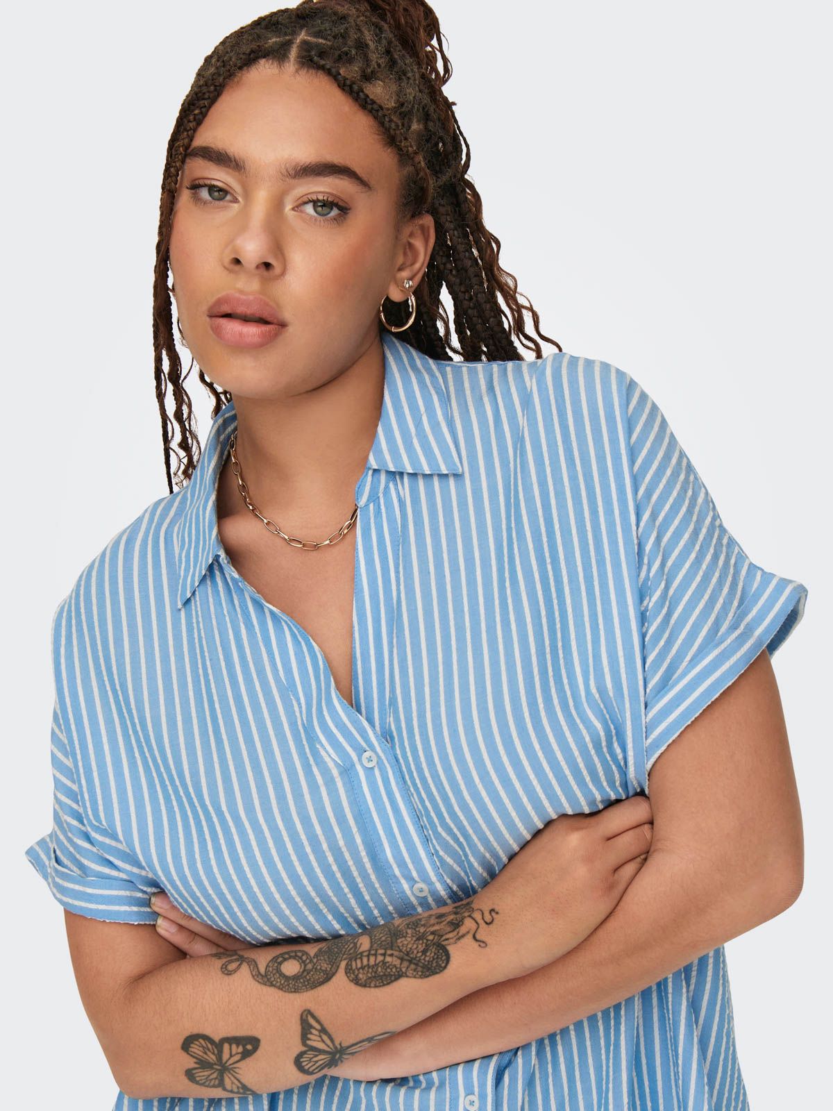 Carpenna short-sleeve loose shirt
