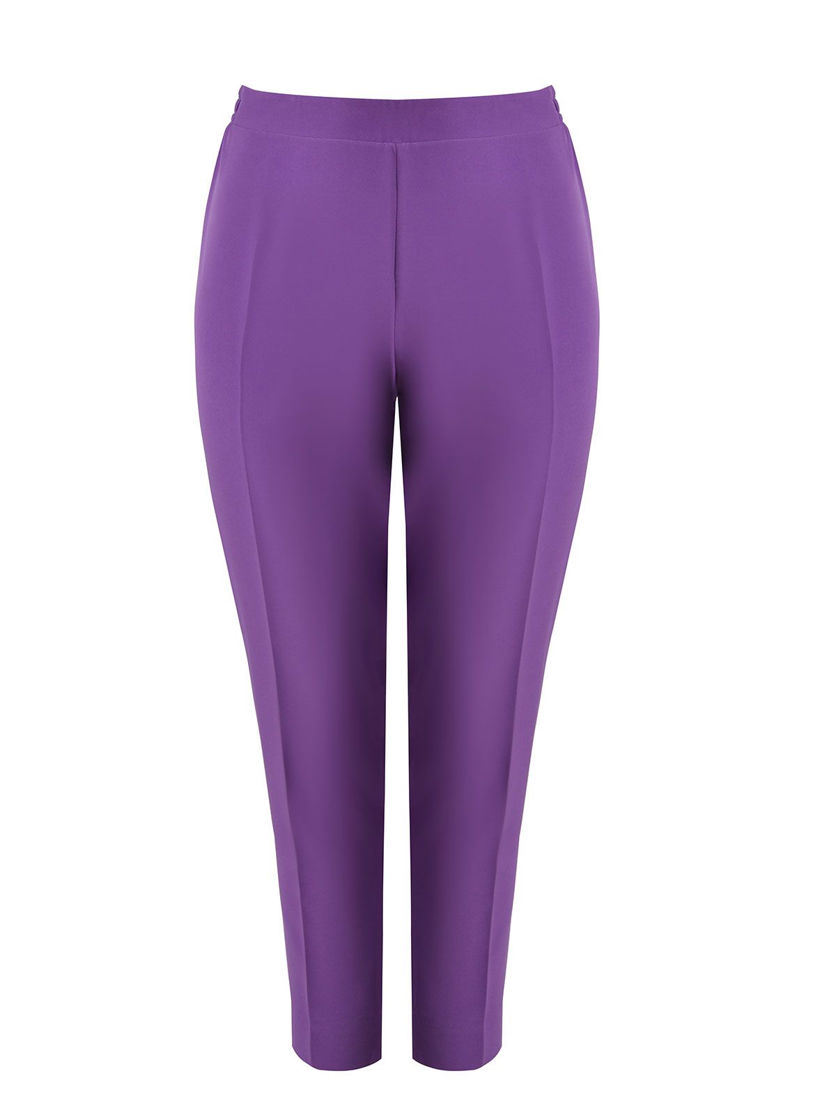 Mat Fashion Παντελόνι carrot Μωβ