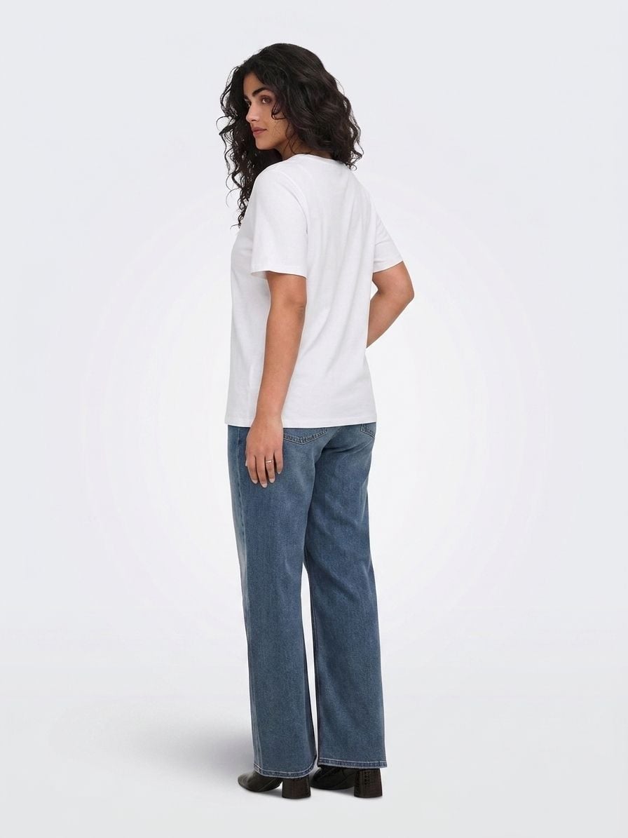 Carryder 2/4 sleeve slit tee