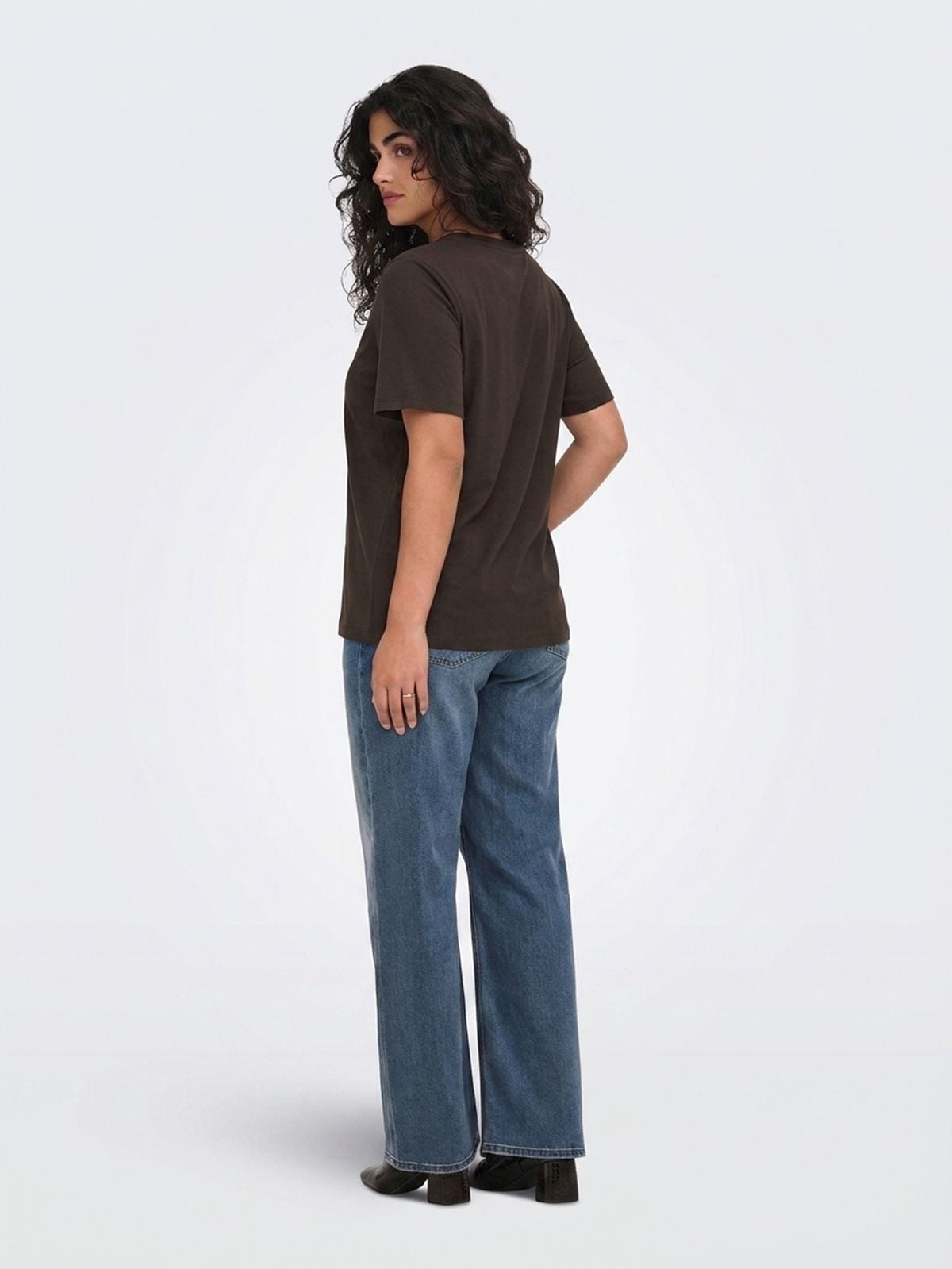 Carryder 2/4 sleeve slit tee