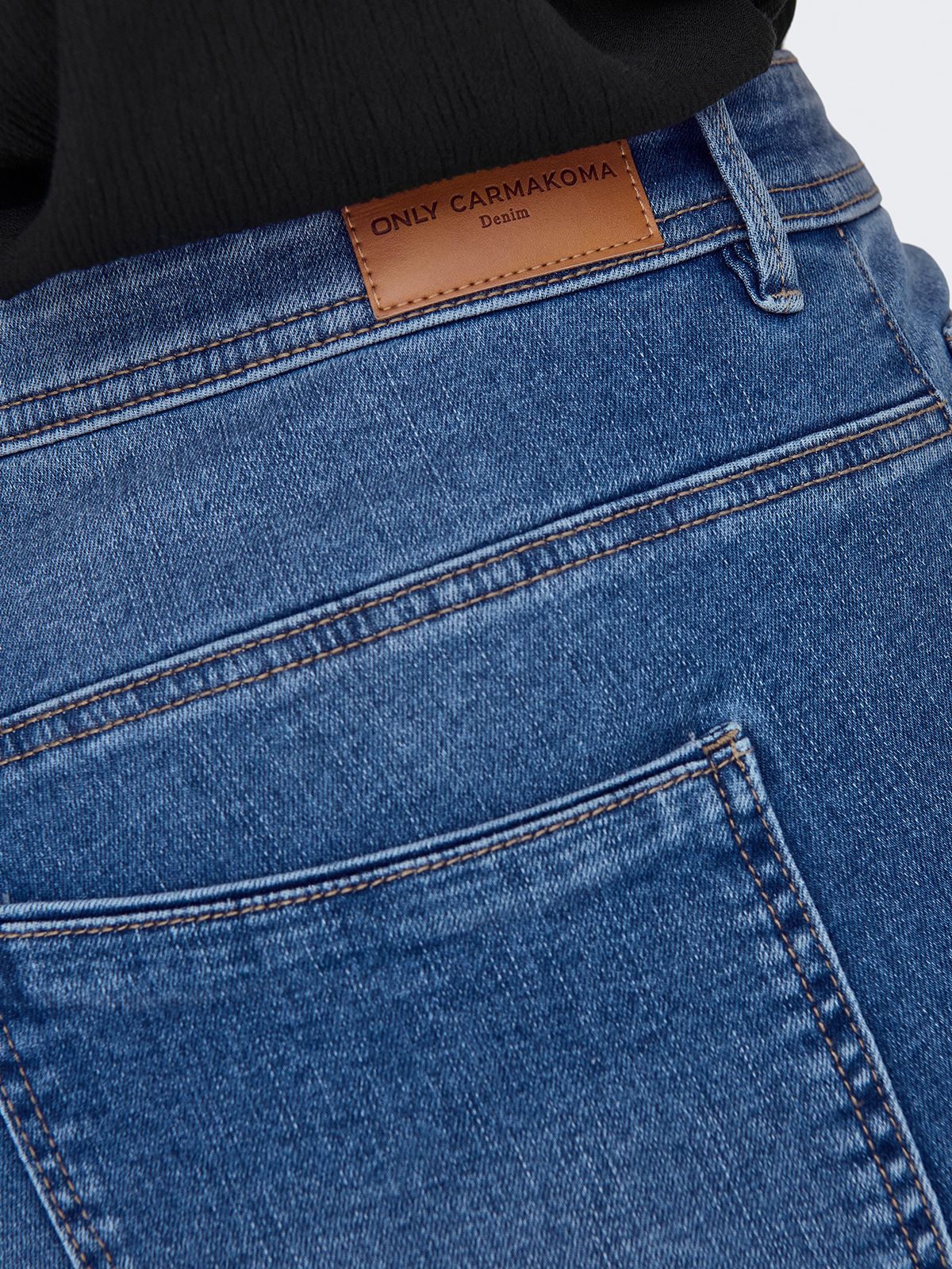 Carsally mid waist flared fit jeans