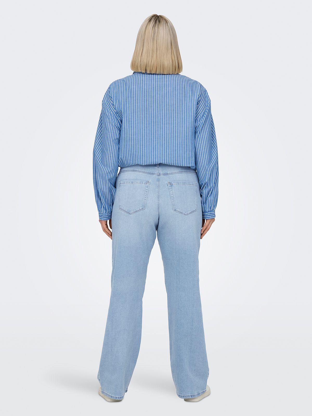 Carsnow high waist wide leg fit jeans