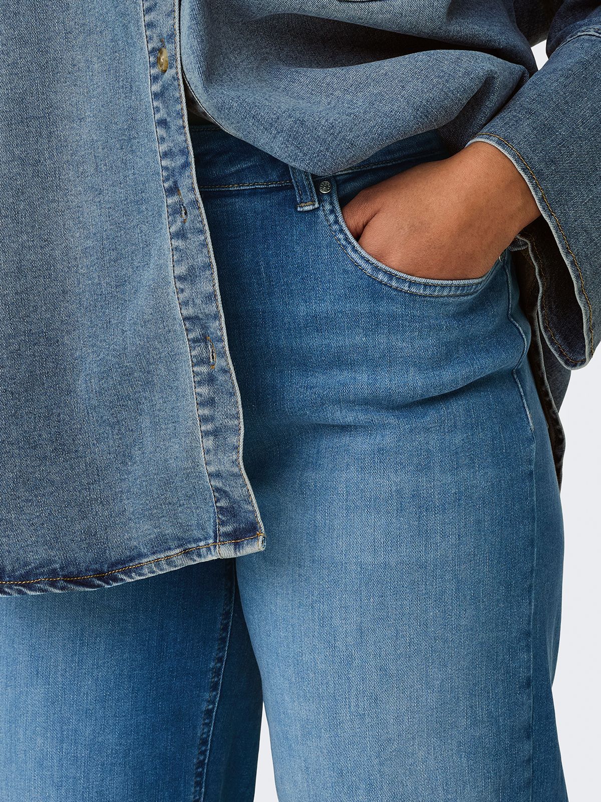 Carwilly high waist wide leg fit jeans