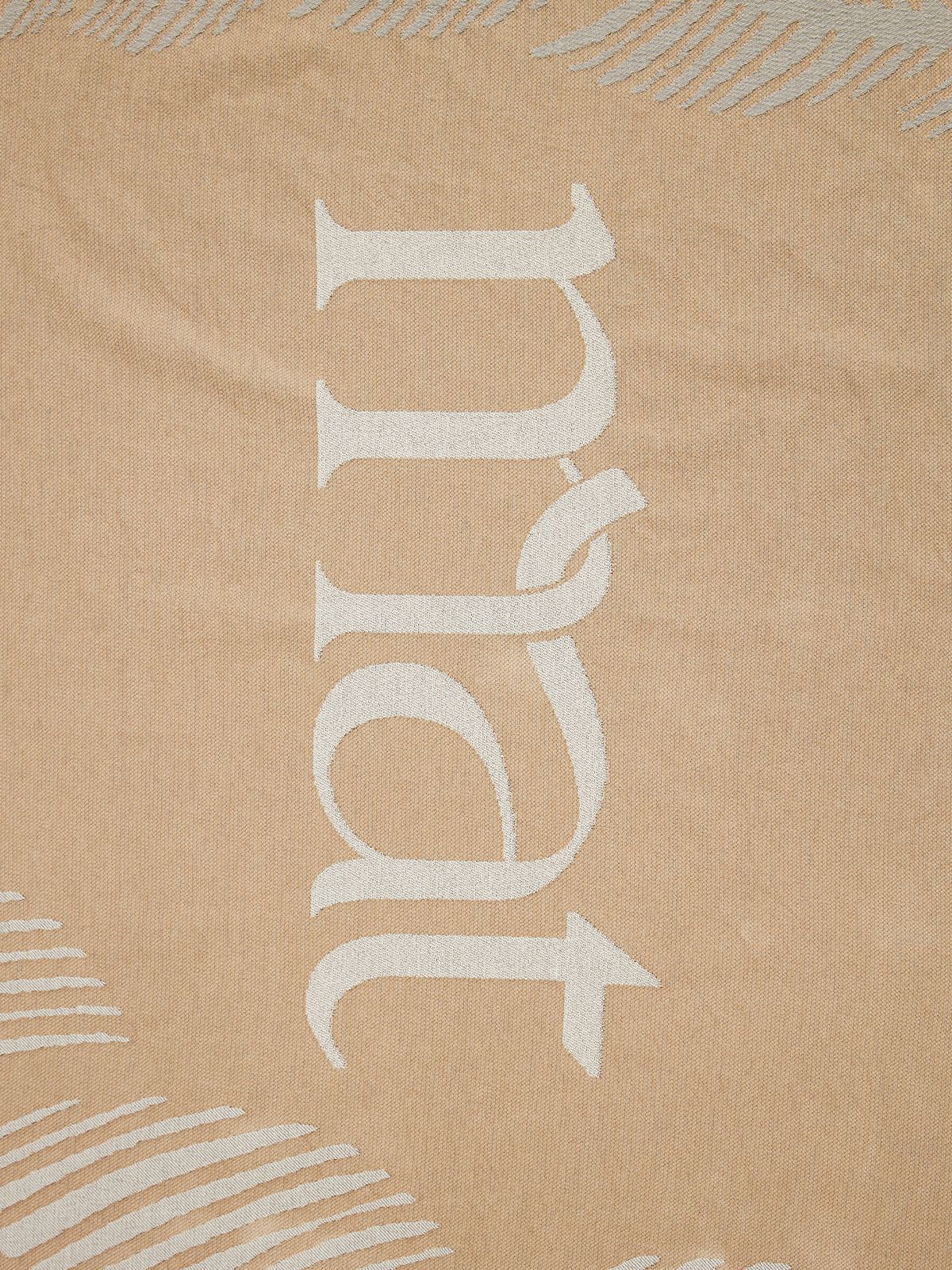 Chenille cotton beach towel