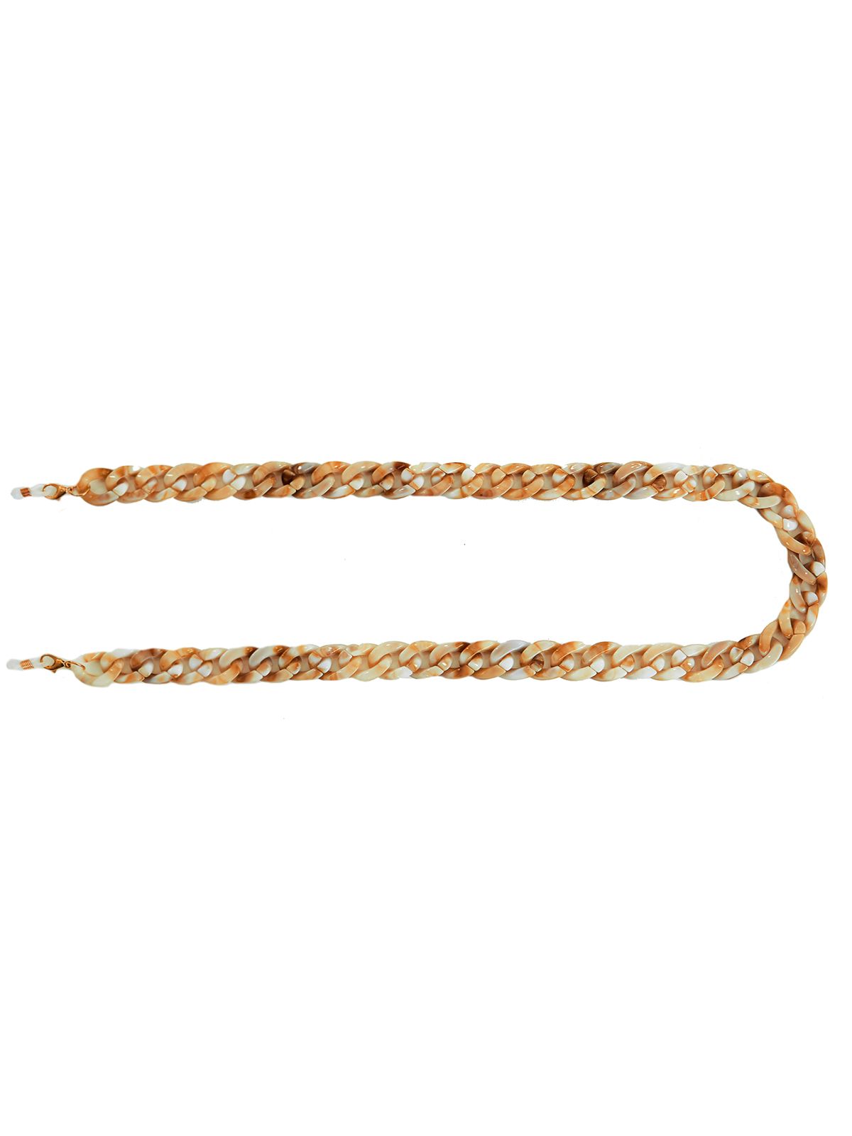 Chunky beige sunglasses chain