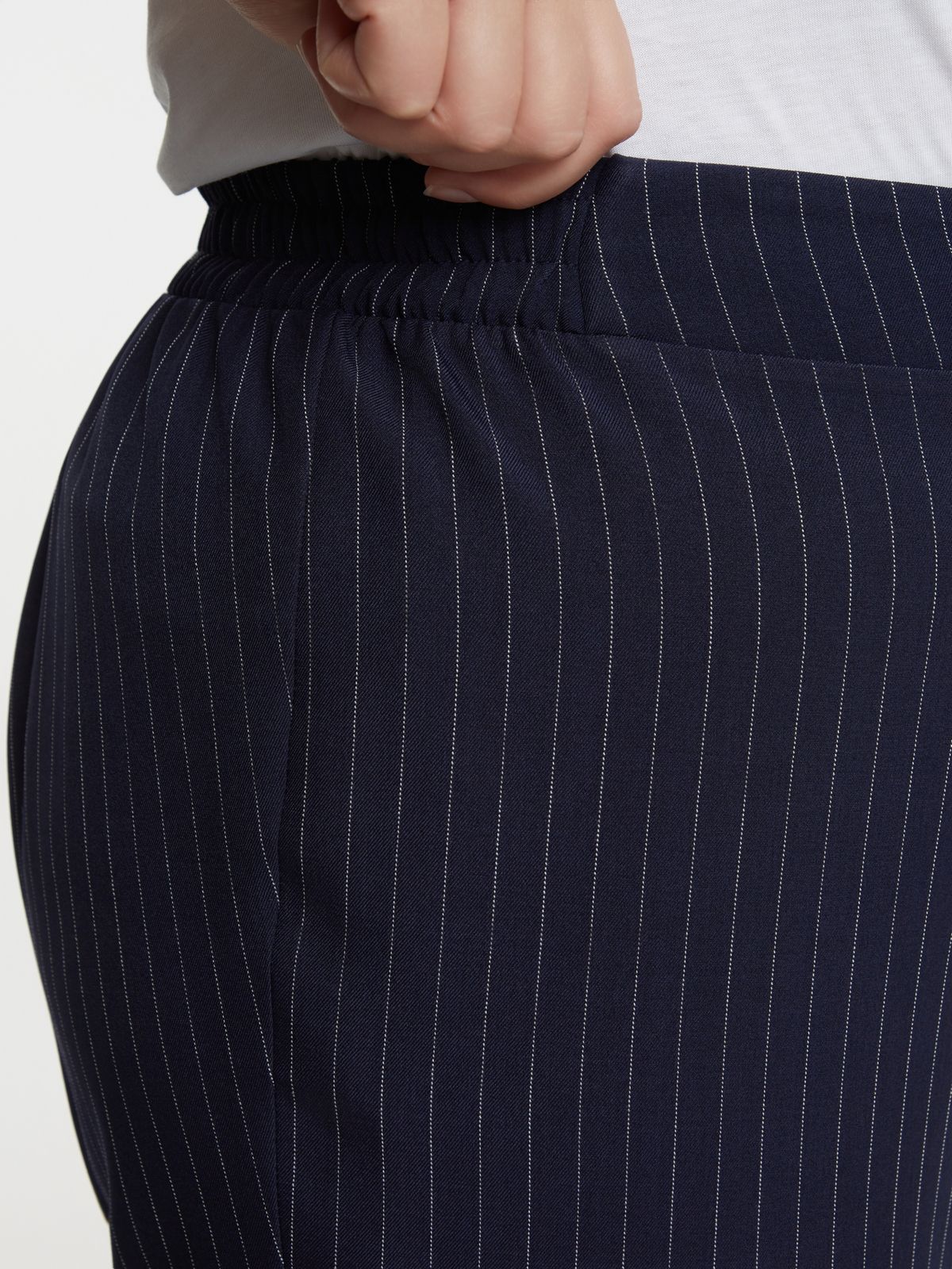 Cigarette pinstripe pants