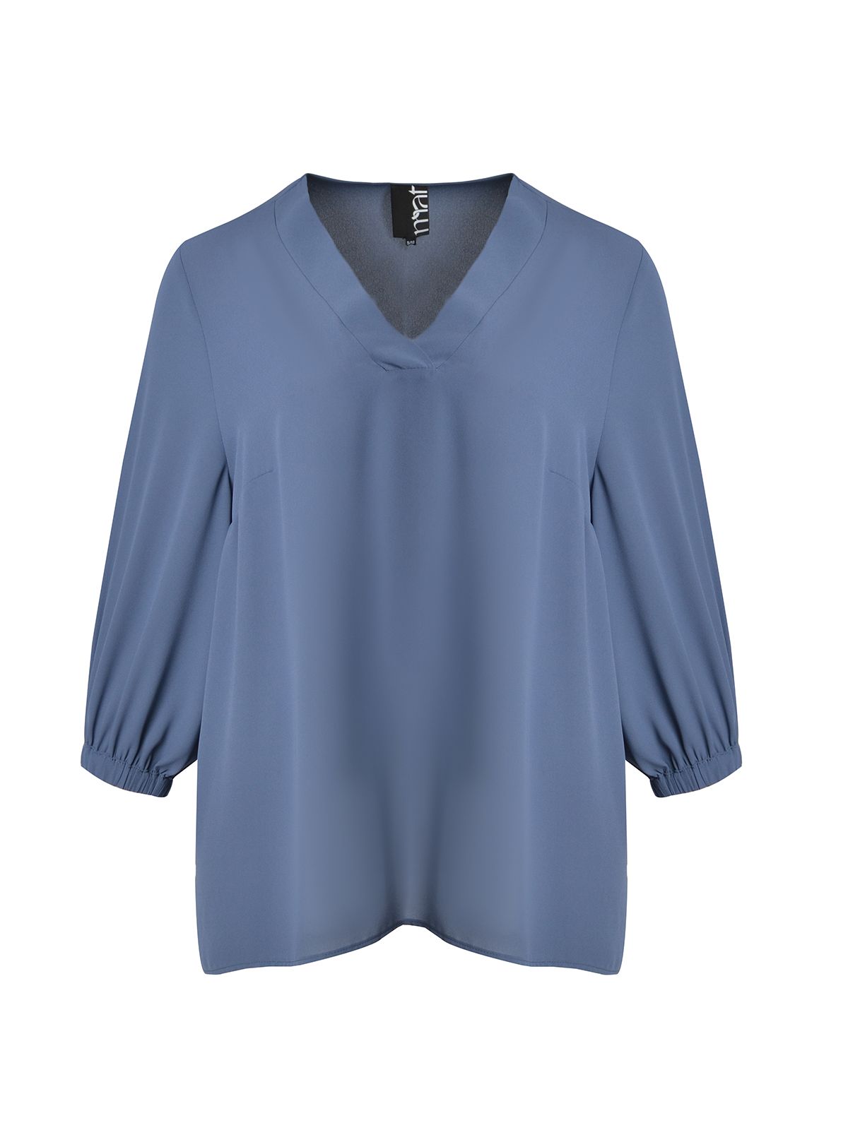Crepe V-neck blouse