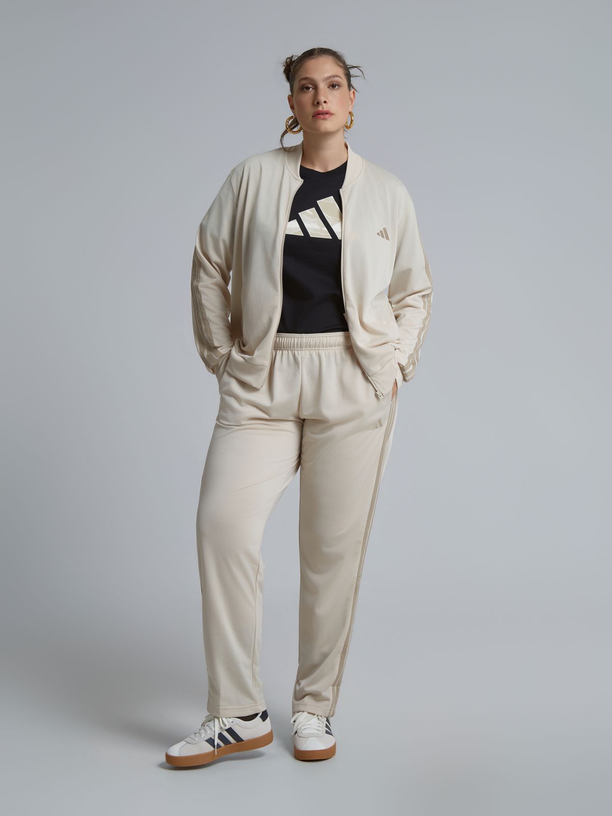 Adidas Dayready Tracksuit Beige