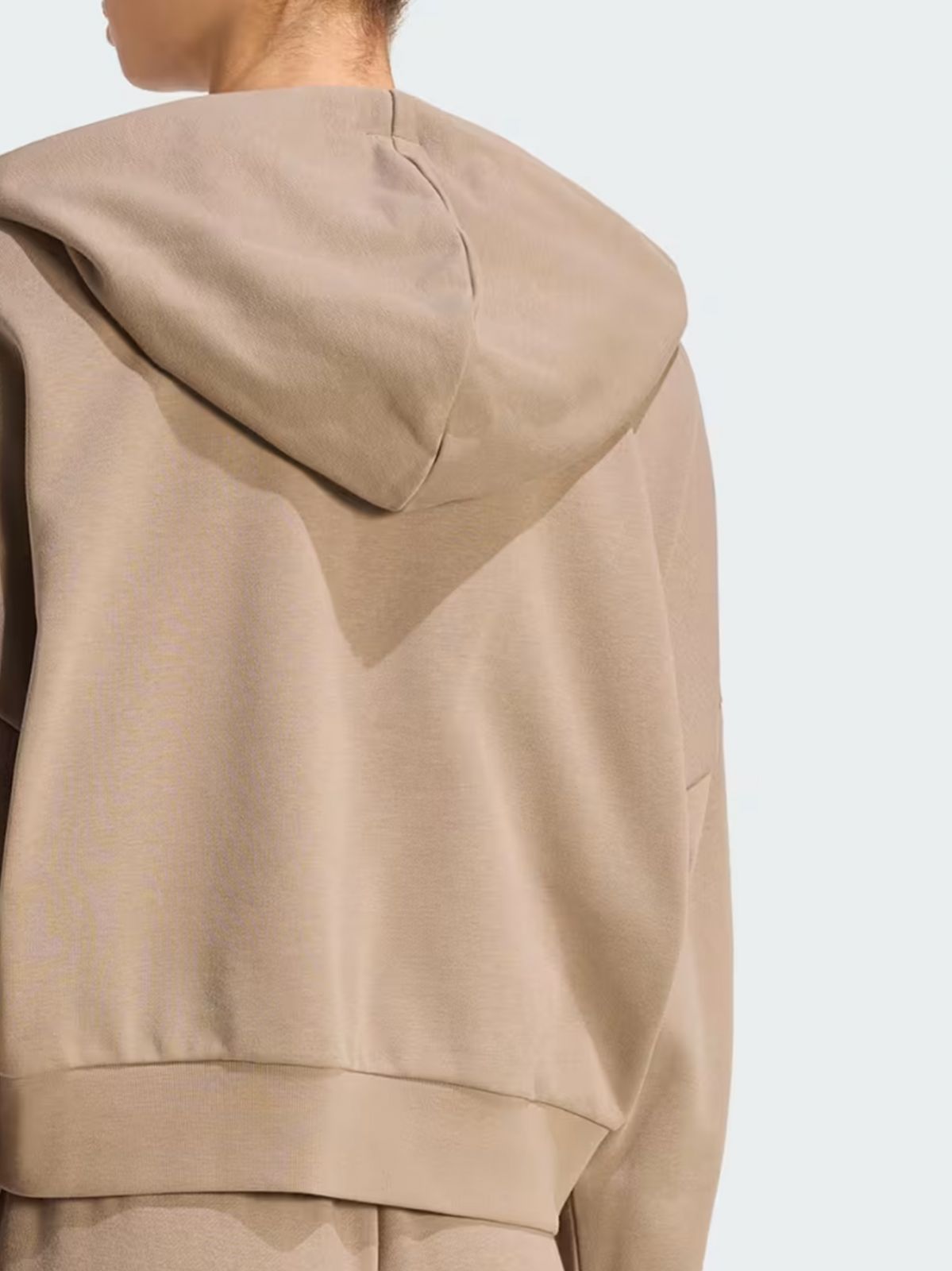 Essentials 3-Stripes French Terry Quarter-Zip Hoodie