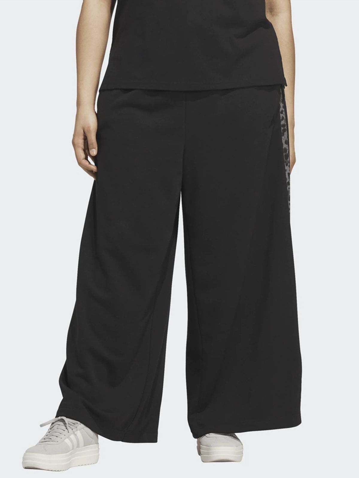 Essentials Animal 3-Stripes Wide Leg Pants