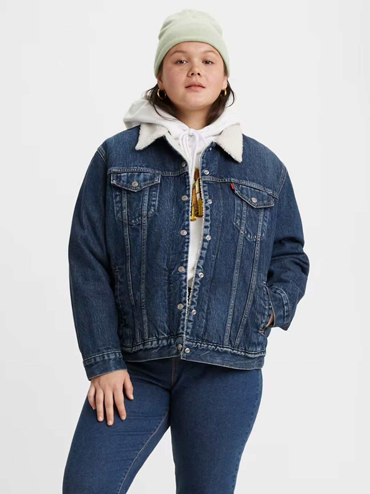 Ex-Boyfriend Sherpa trucker jacket