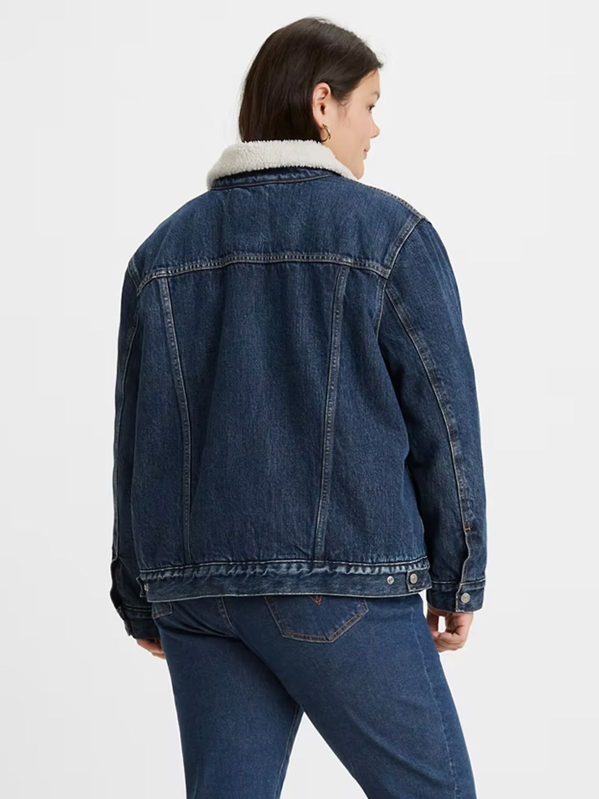 Ex-Boyfriend Sherpa trucker jacket