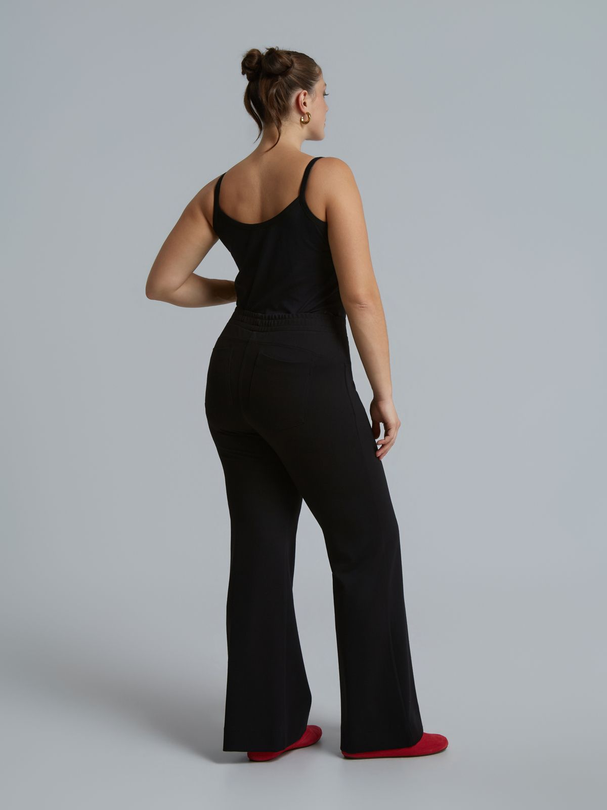 Flare fit stretch pants
