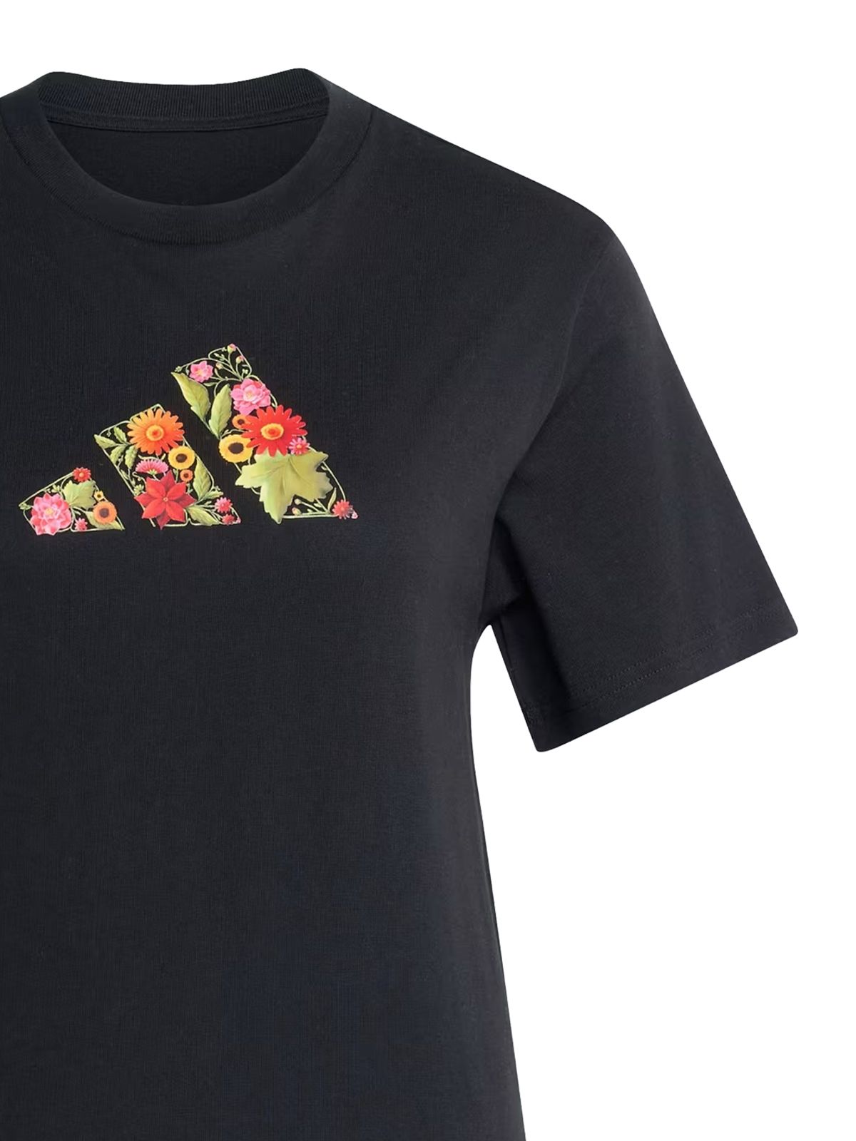 Floral 3-Bar Logo T-Shirt
