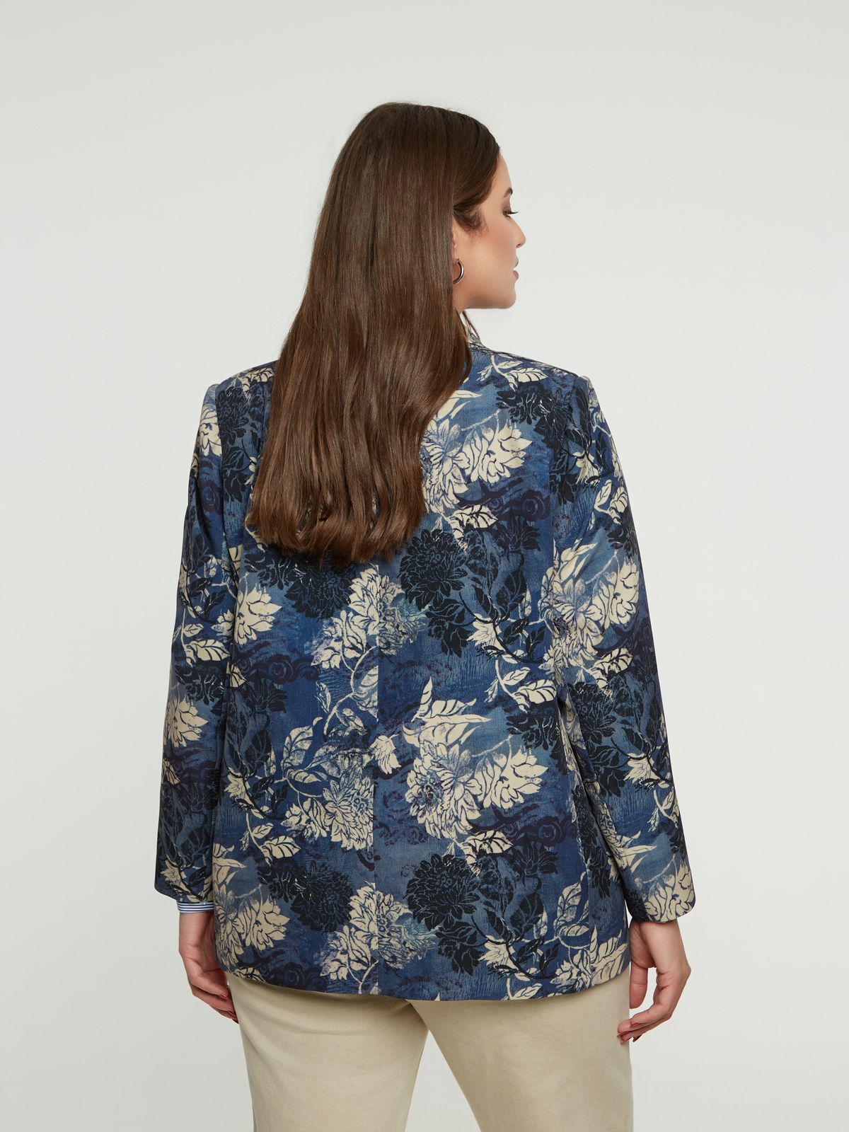 Floral tailored blazer