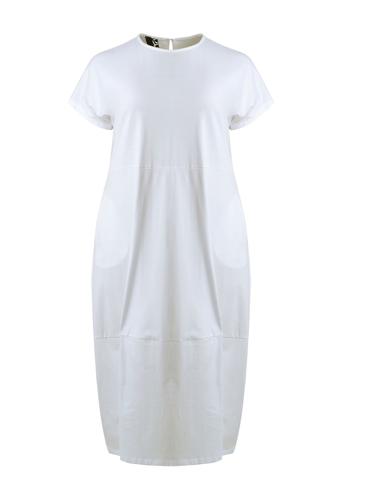 Mat Fashion Short-sleeve cotton dress White