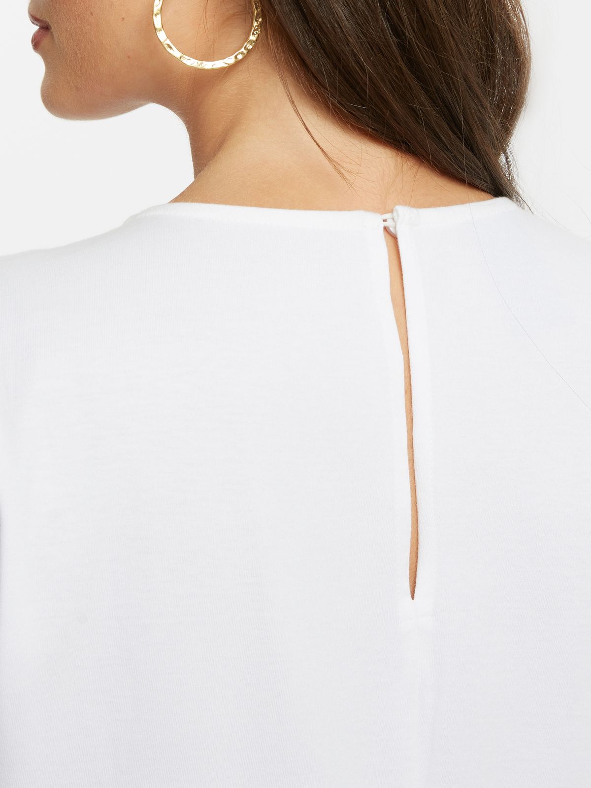 Short-sleeve cotton dress
