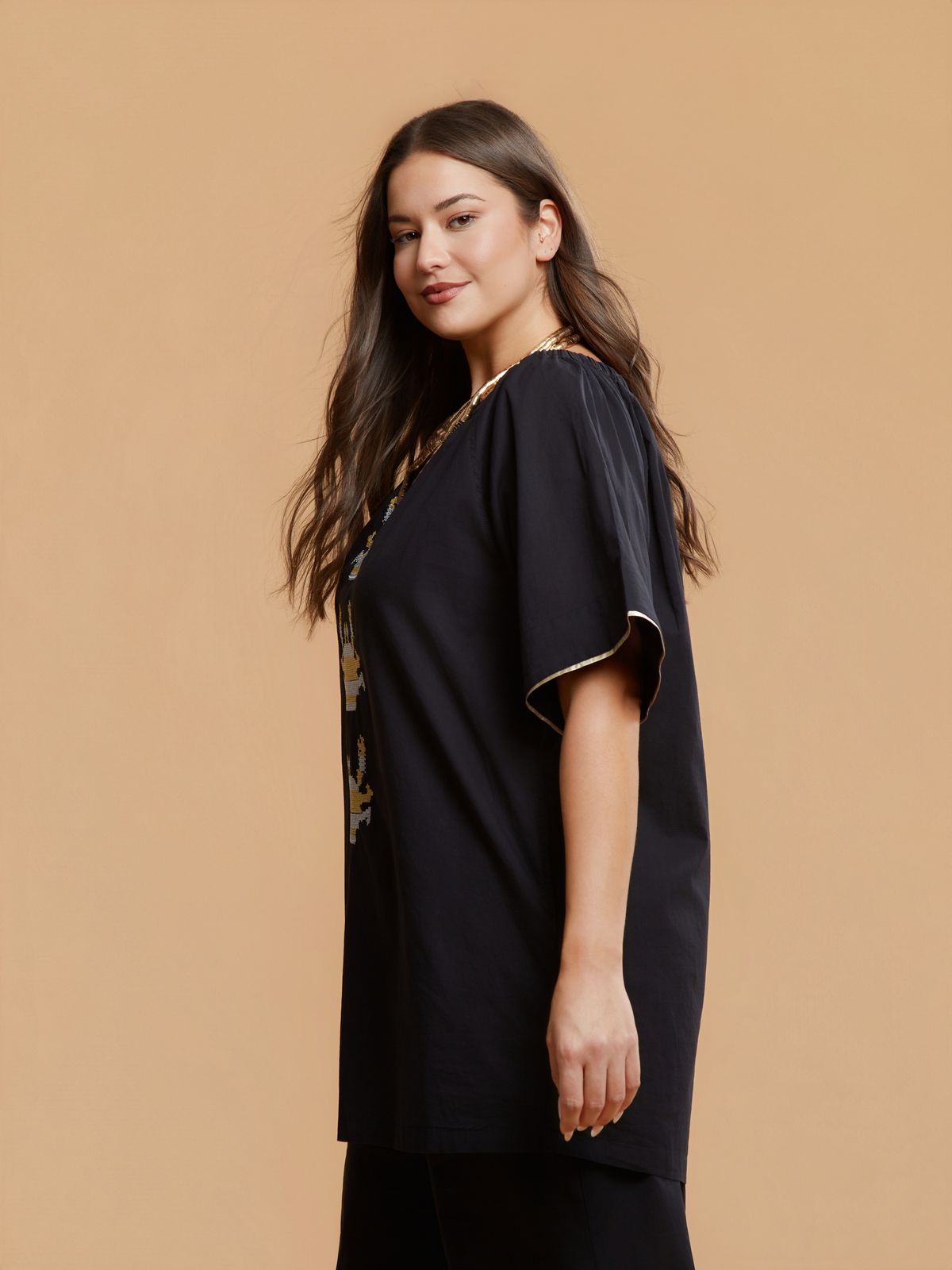 ΦΟΡΕΜΑ OFF SHOULDER ΚΕΝΤΗΜΑ BLACK