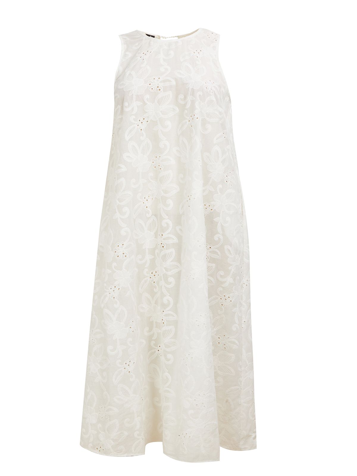 Broderie anglaise cotton dress