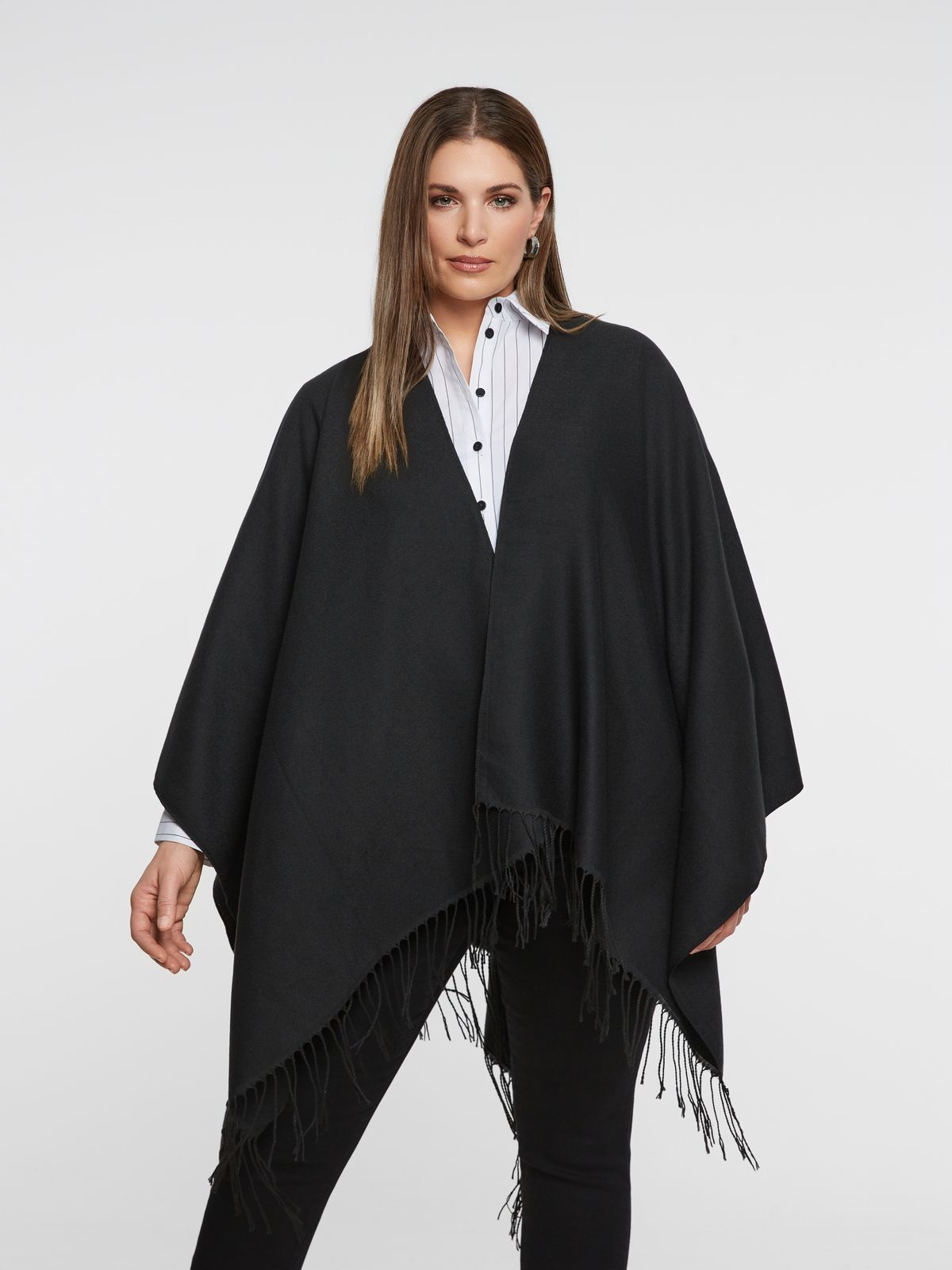 Fringed poncho