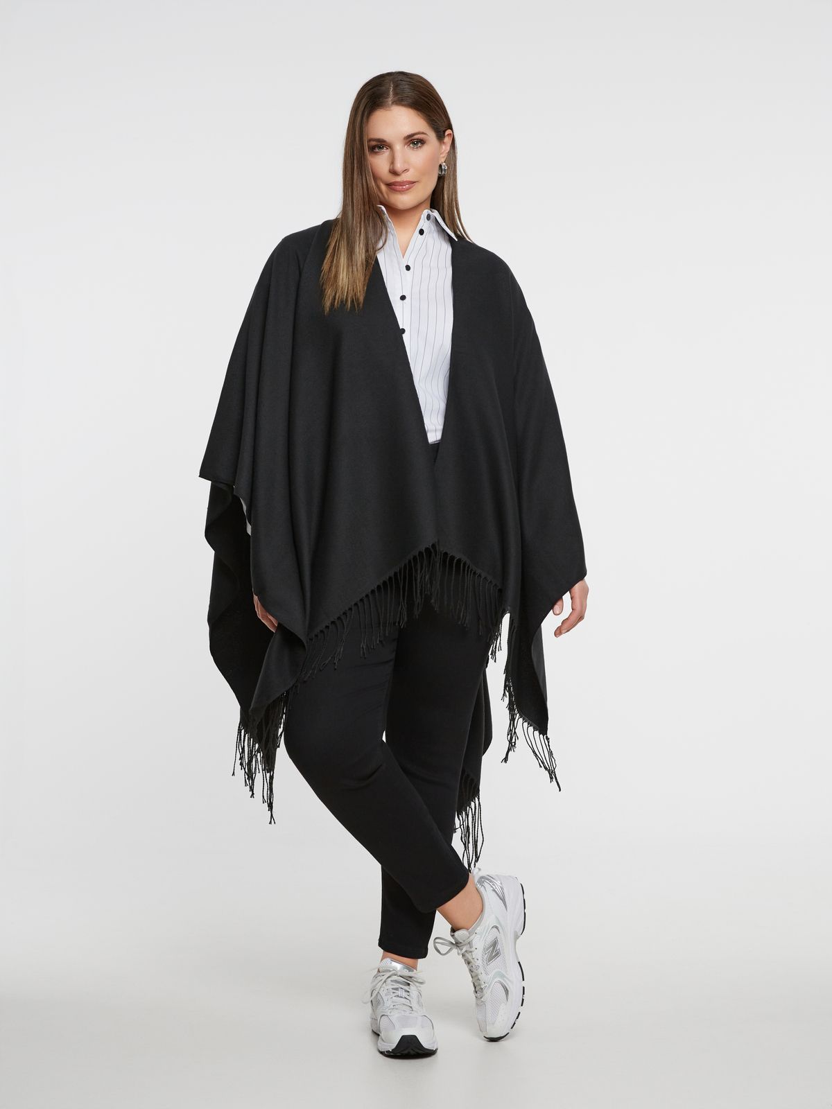 Fringed poncho