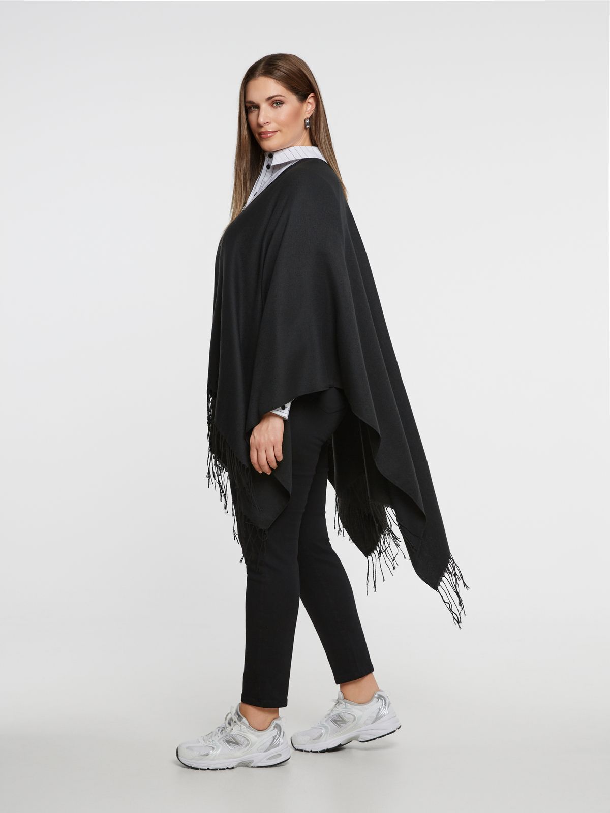 Fringed poncho