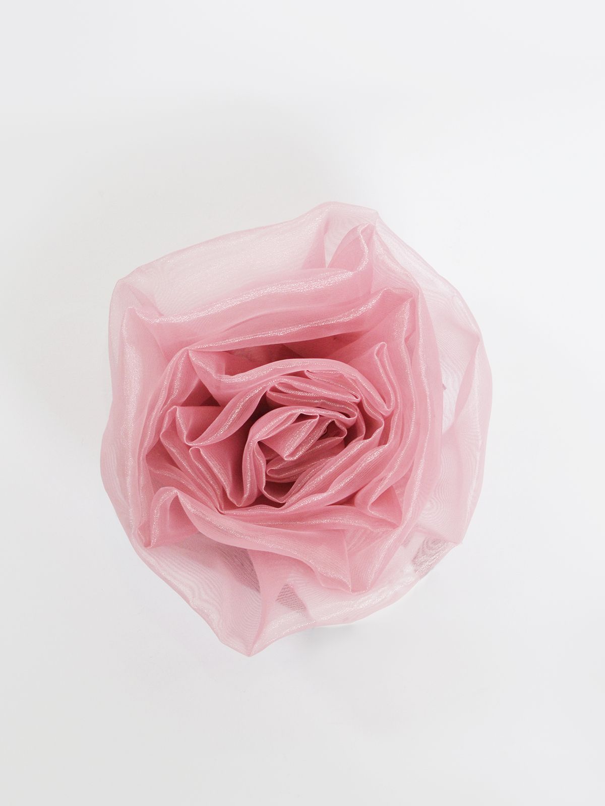 Handmade tulle flower brooch