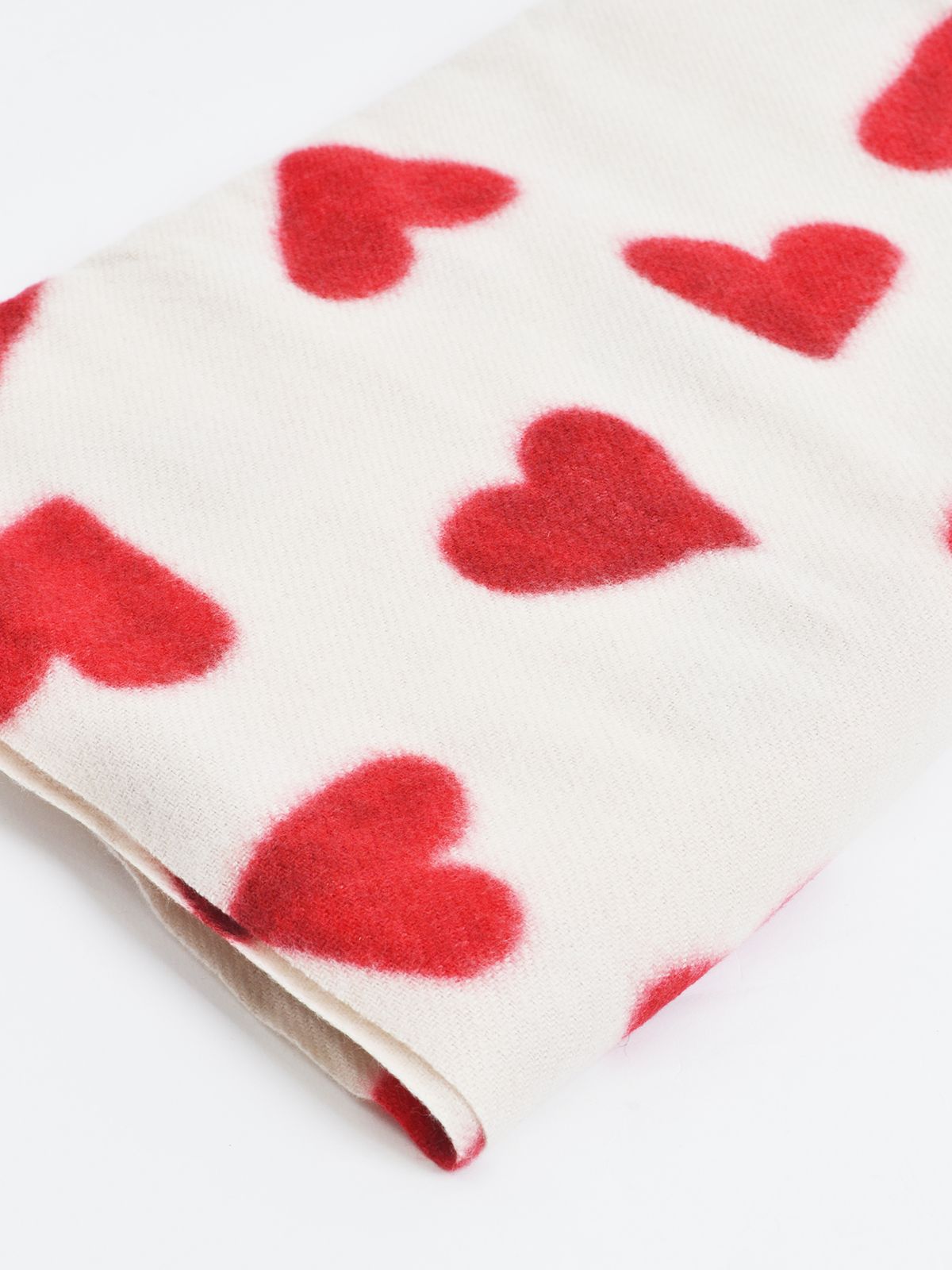Heart print Valentine’s Day scarf
