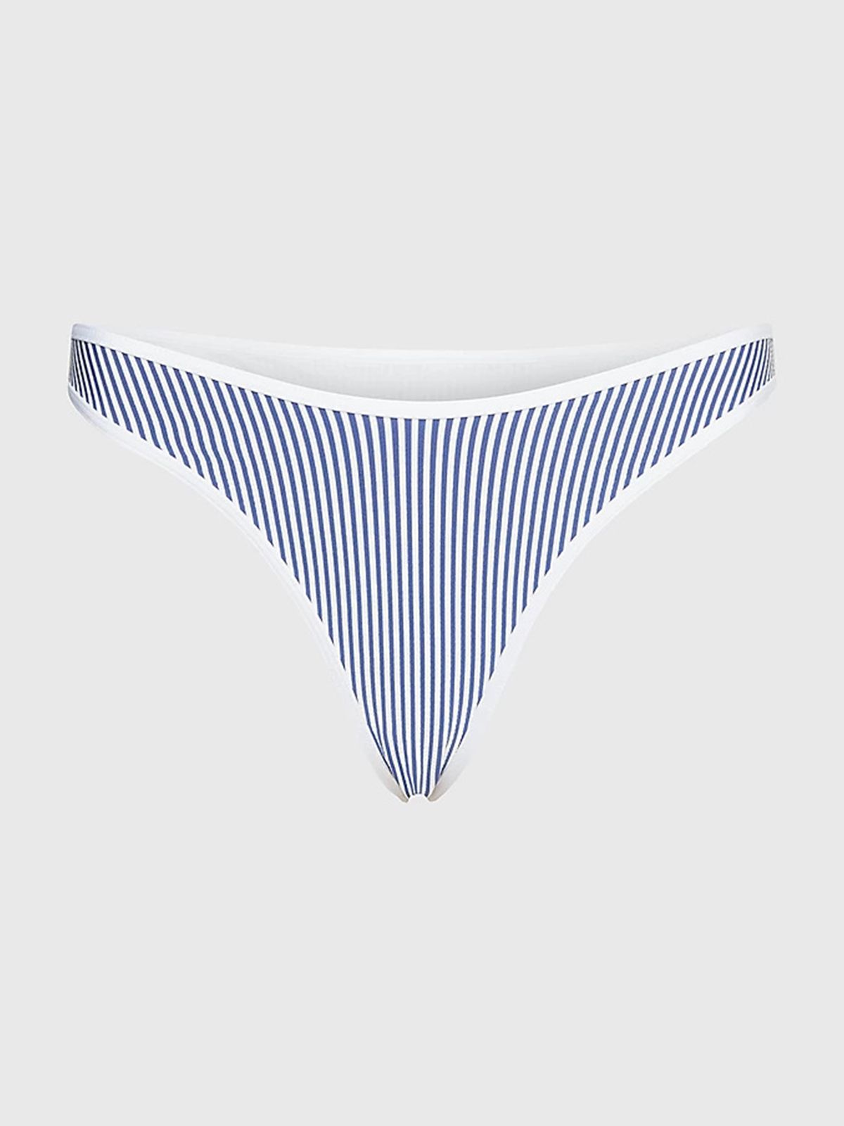 Cheeky bikini bottom - Seersucker Indigo Blu