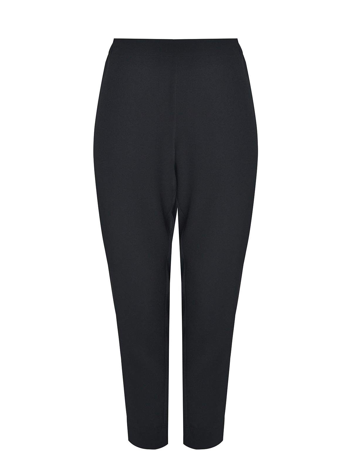 High-waisted cigarette pants