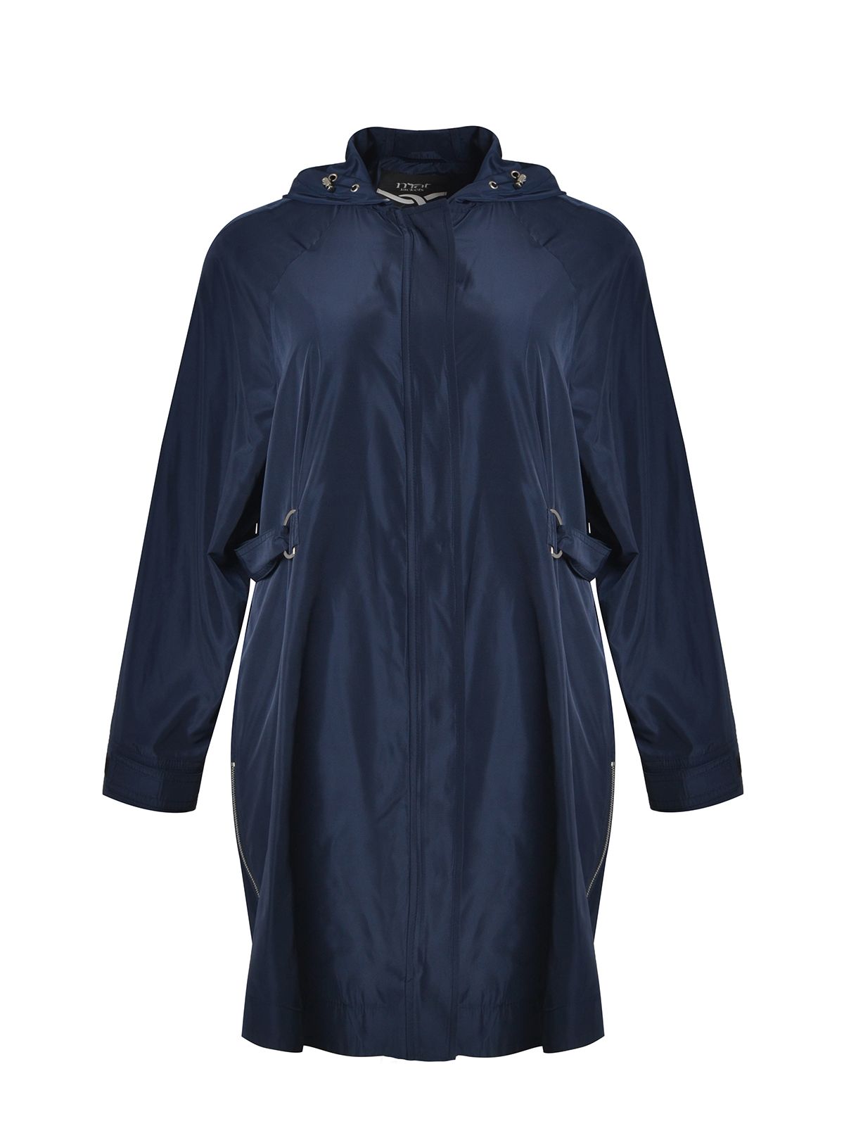 Hooded taffeta parka