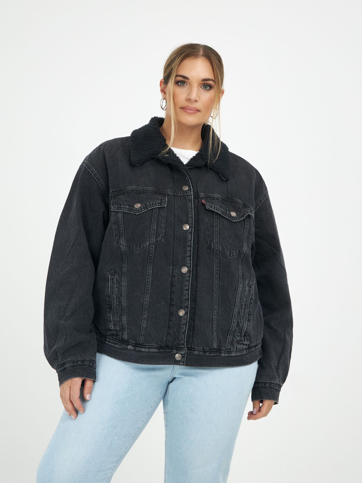 90's sherpa trucker jacket