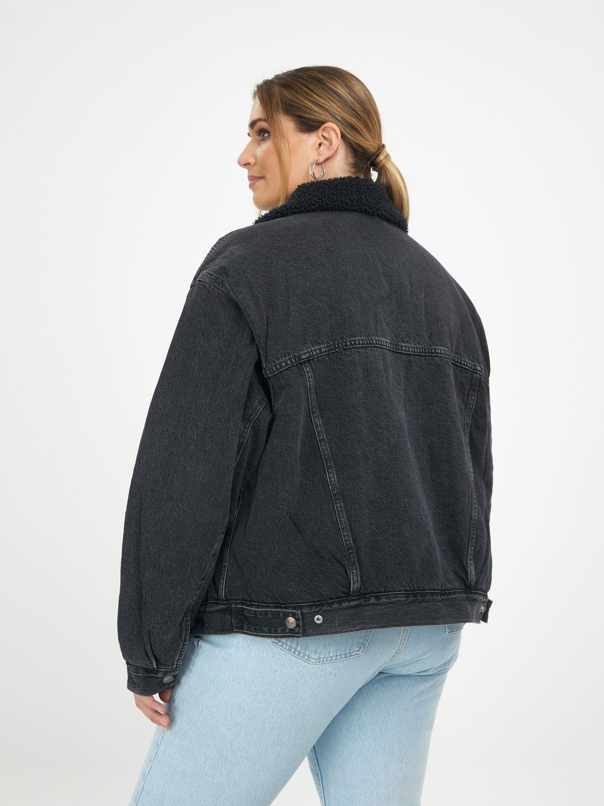 90's sherpa trucker jacket