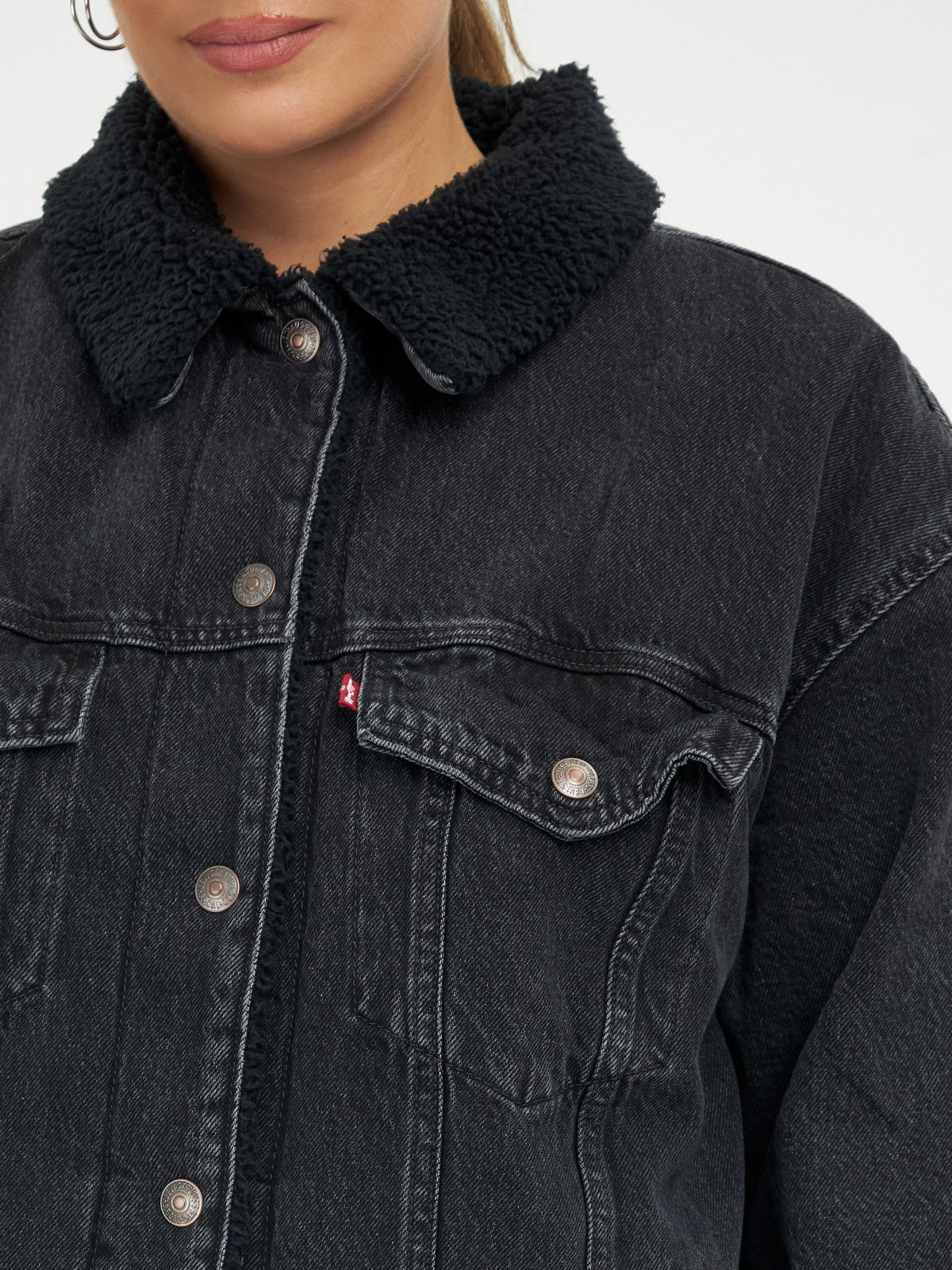 90's sherpa trucker jacket