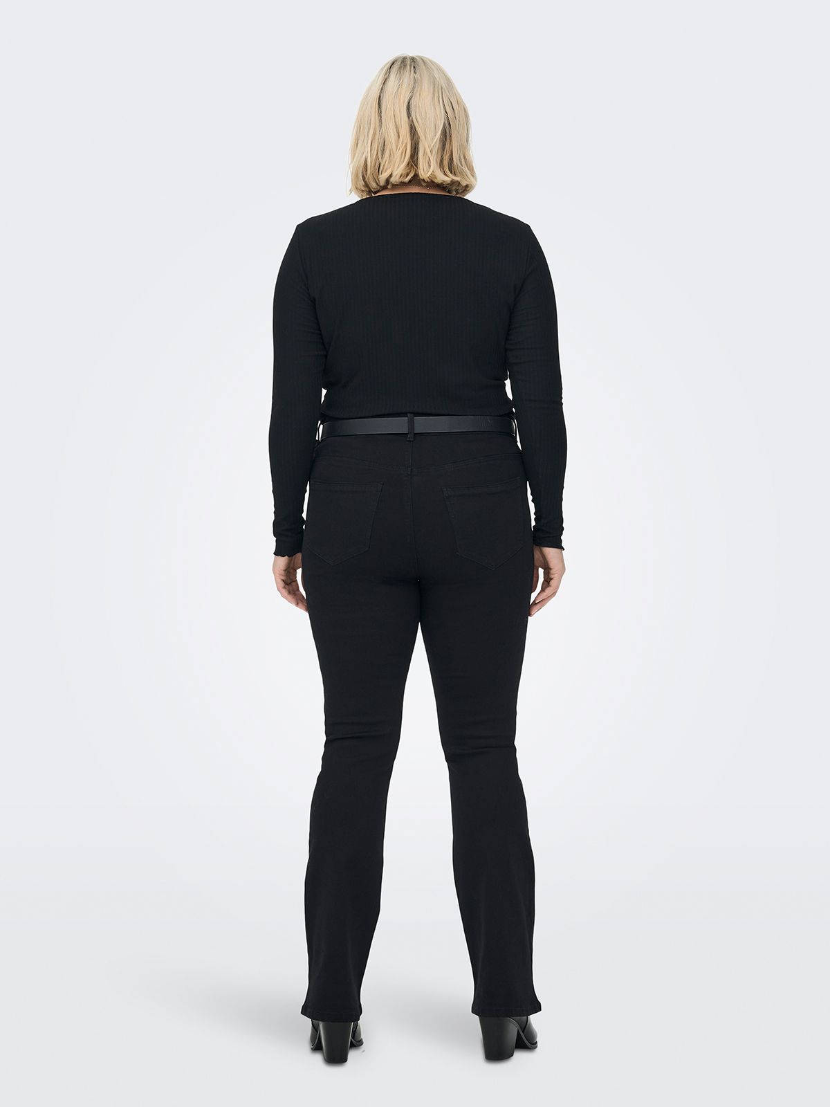 Carsally high waist flared fit jeans