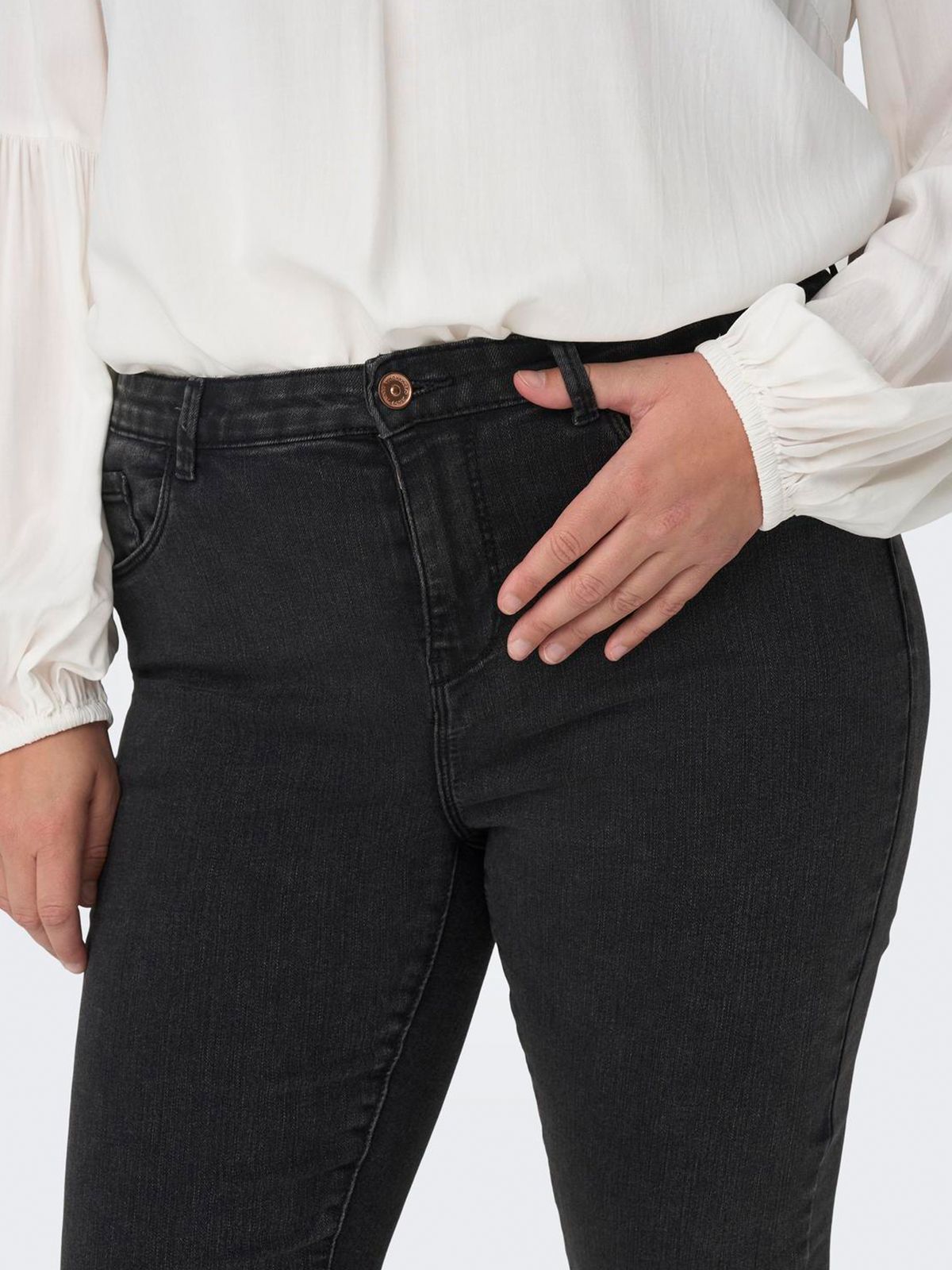 Carthunder regular waist skinny fit jeans