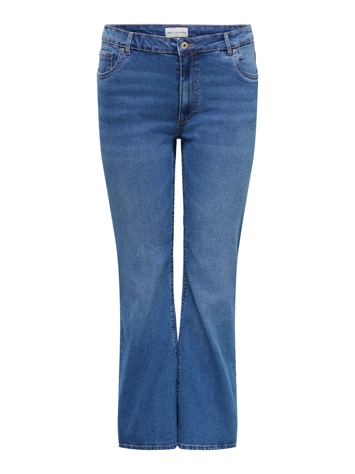 Only Carmakoma Carphoebe flared jeans  Blue