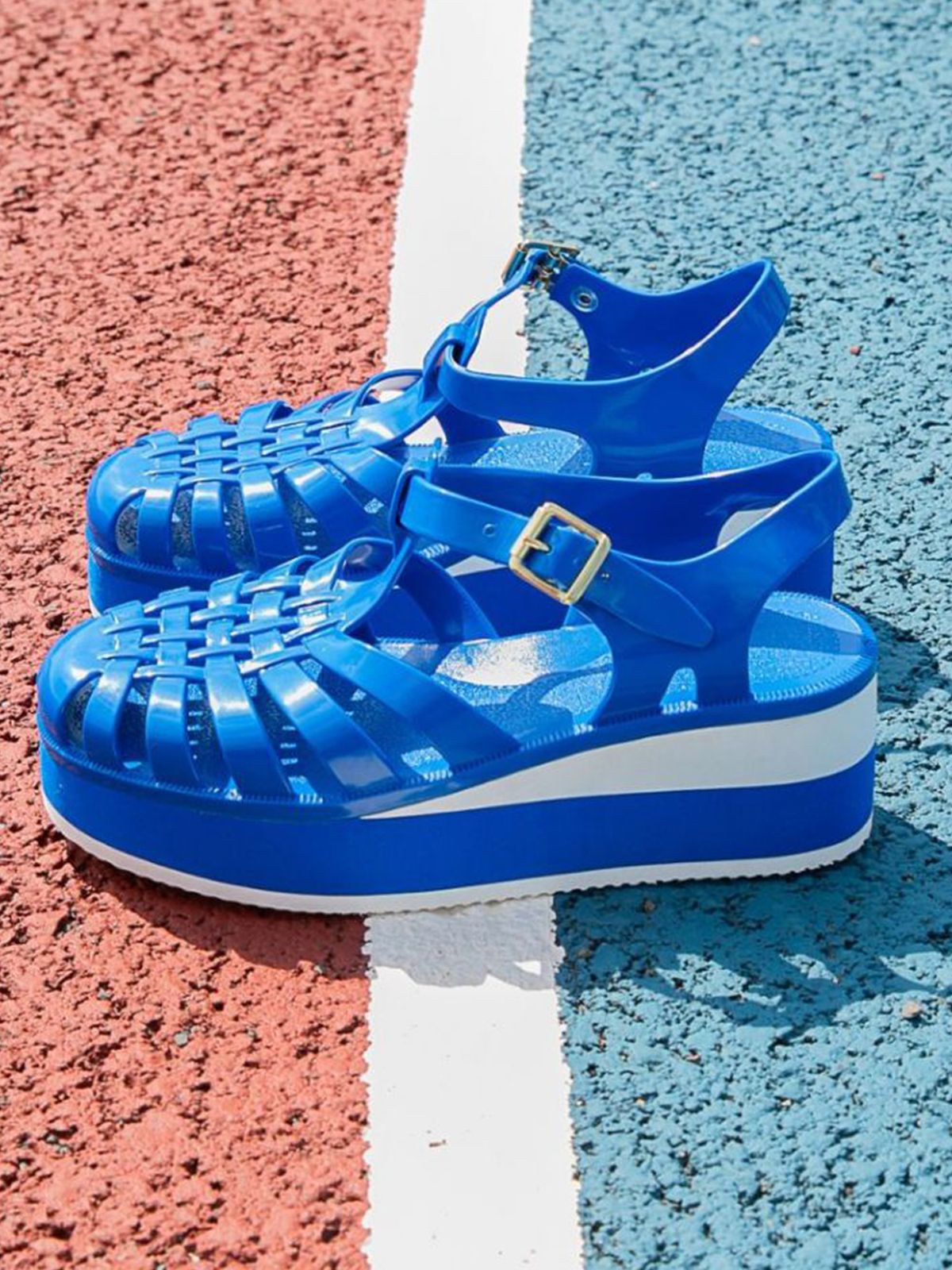 Jelly Platforms Sunrise in Bleu Roy
