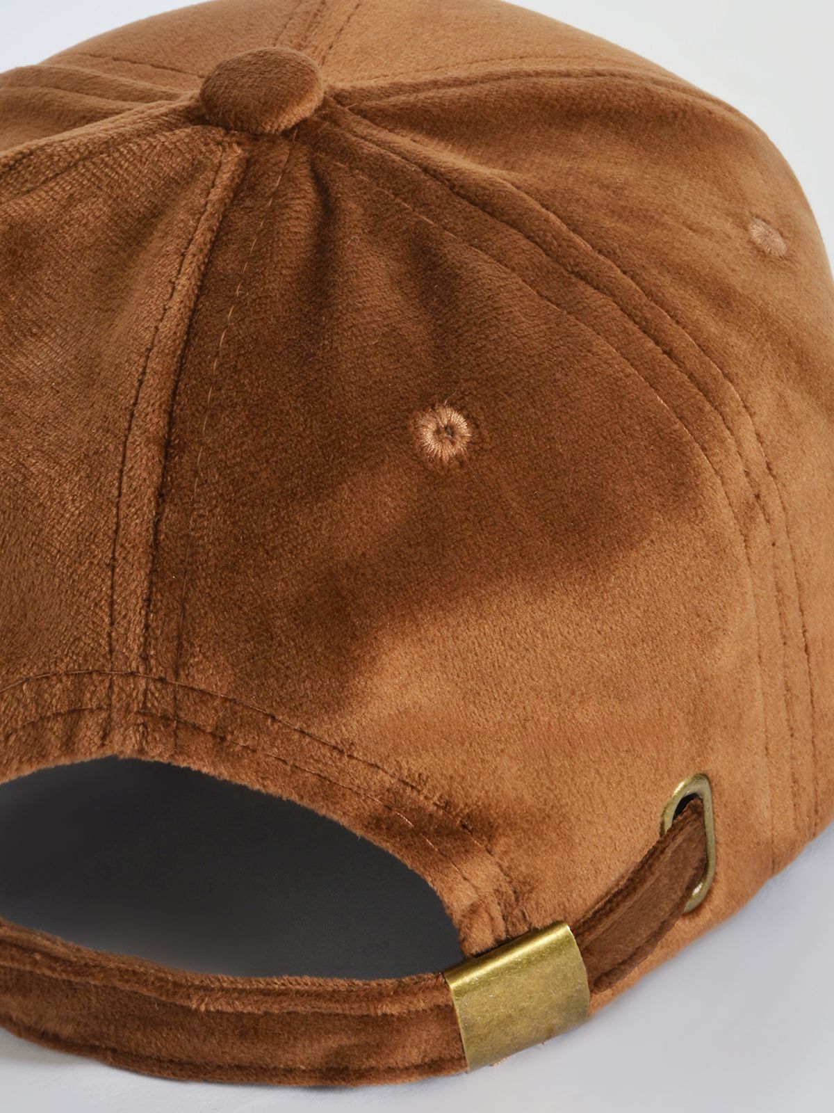 Suede jockey hat