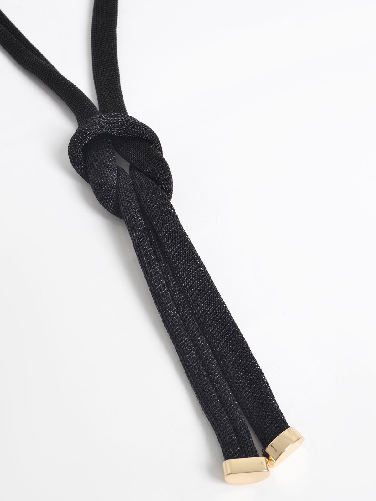 Adjustable knot necklace