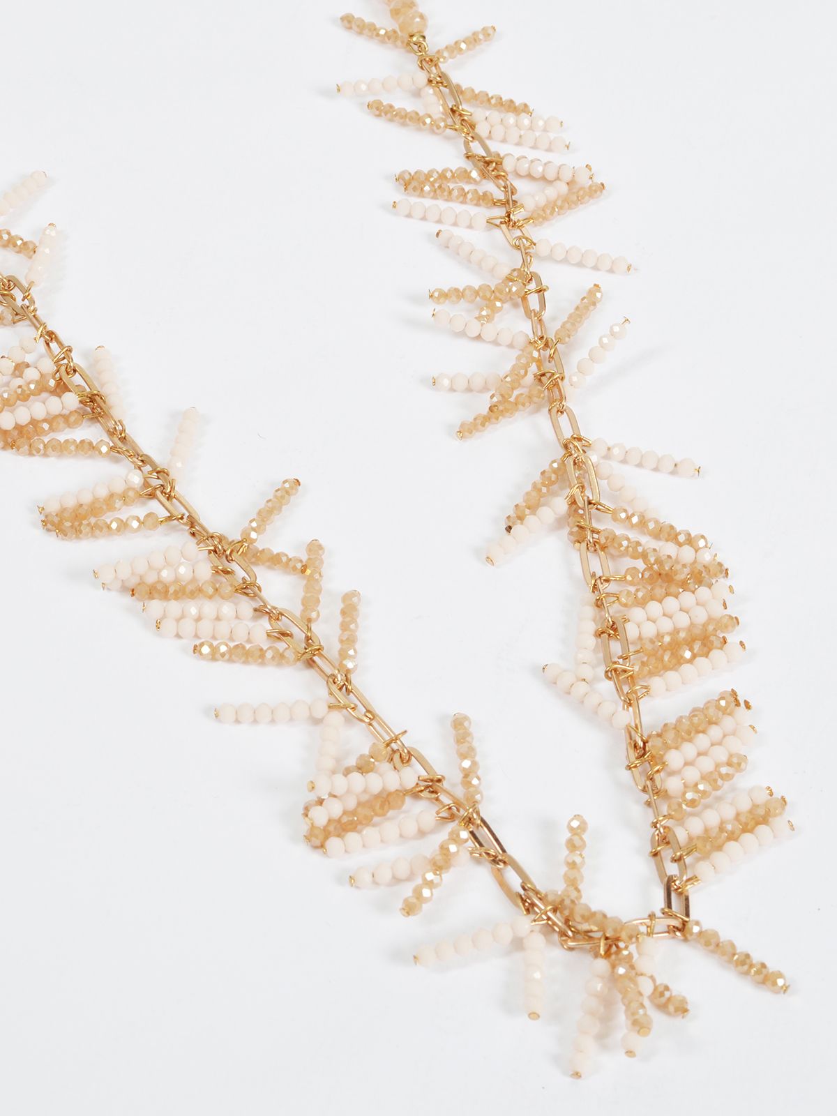 Nature-inspired beaded necklace