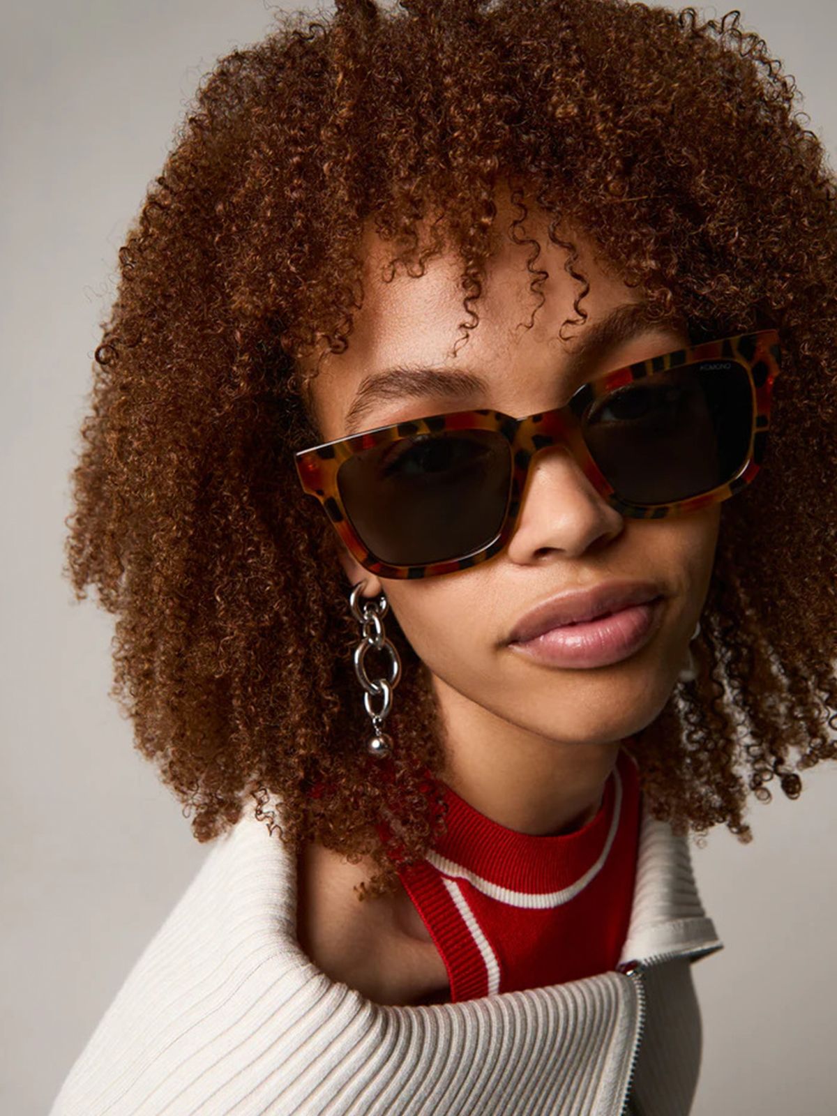 Bobby Amber Shell Sunglasses